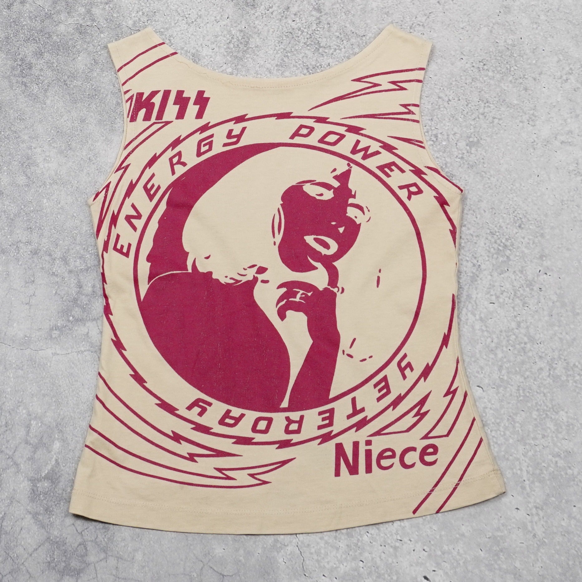 2000s Niece Graphic Tank Top Top