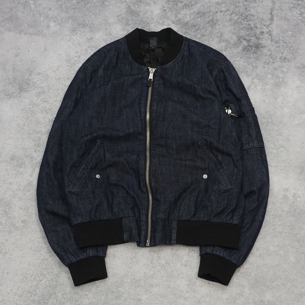 Ksubi Dark Wash Denim Jacket Bomber