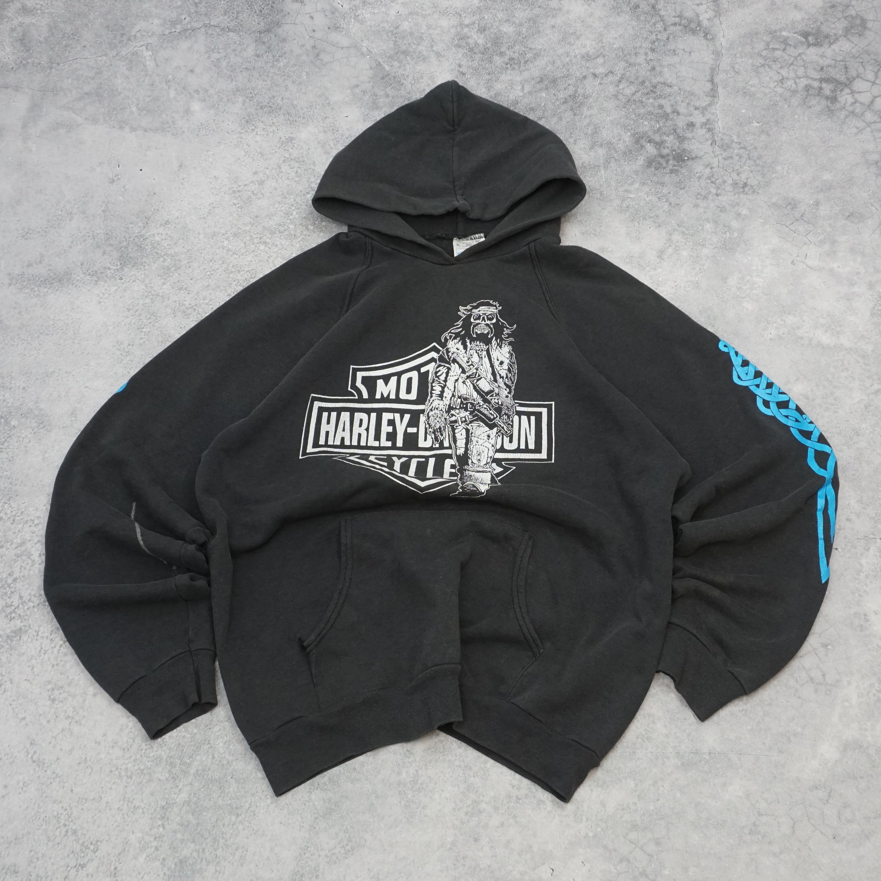2000s Screen Stars Harley Davidson Graphic Hoodie