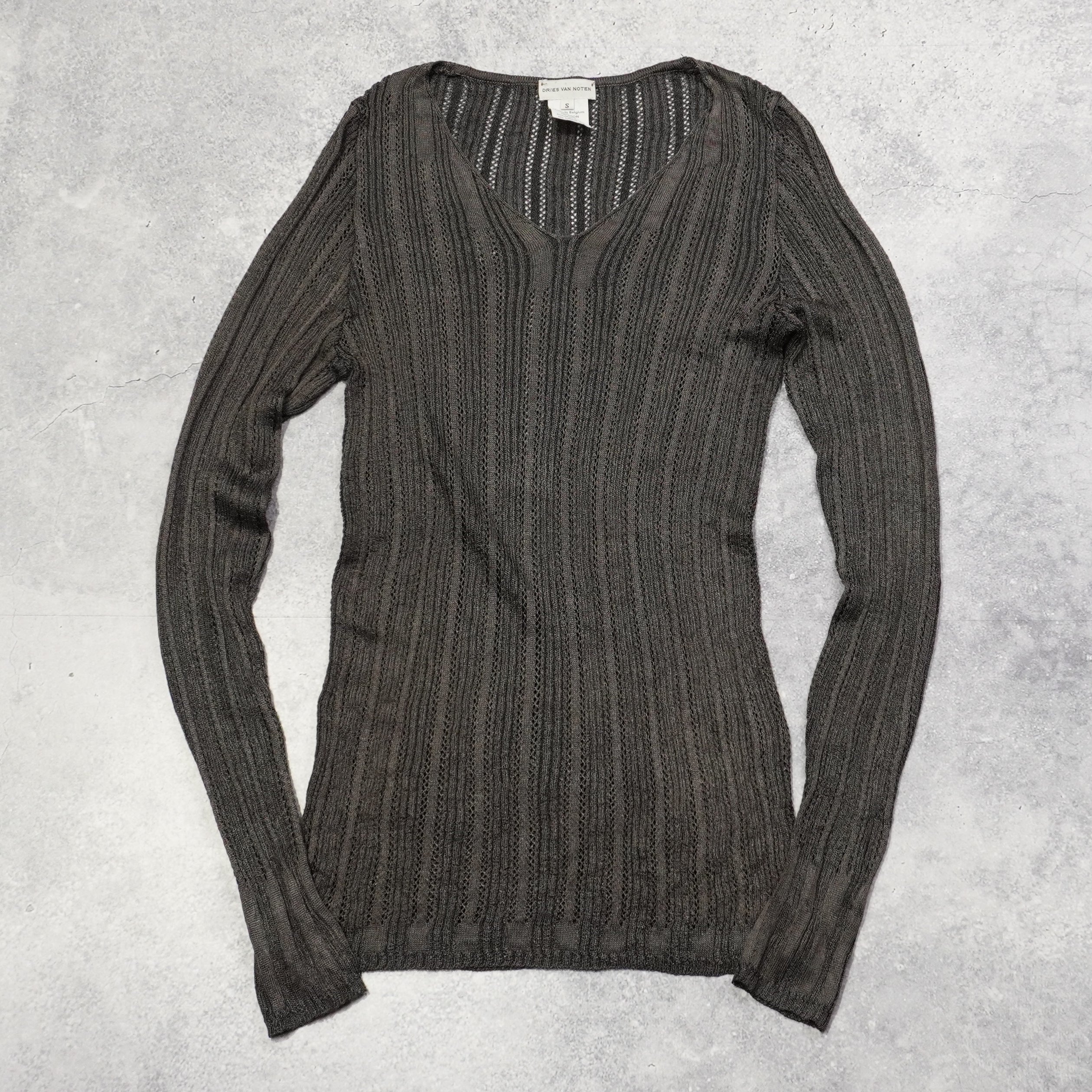 2000s Dries Van Noten Stretch Knit Top