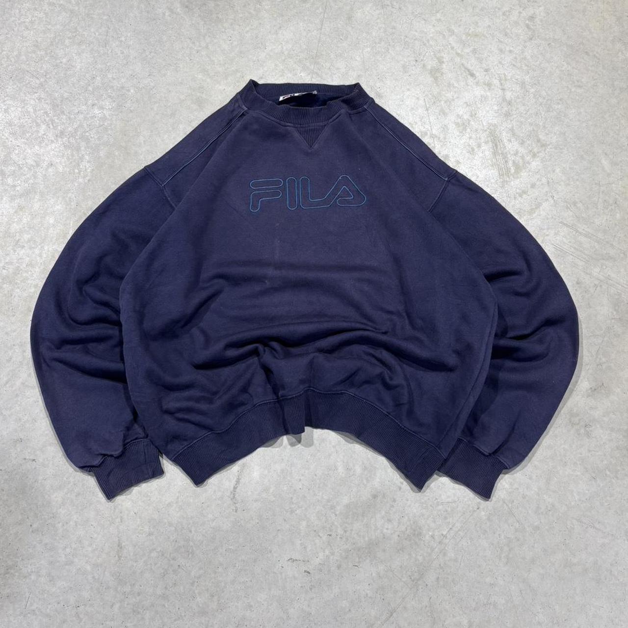2000s Fila Oversized Crewneck Sweater