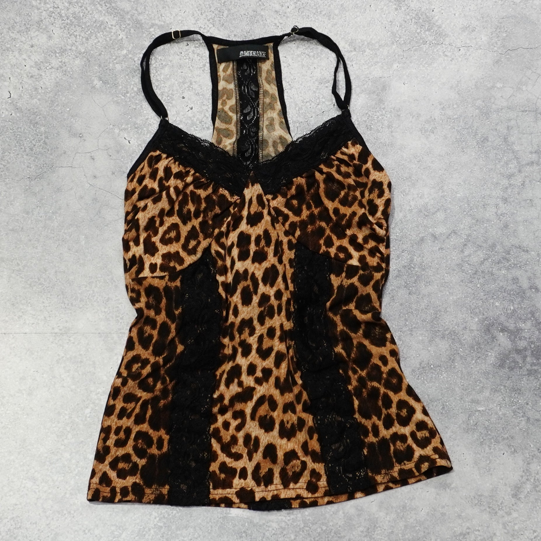 2000s Machrare Leopard Print Cami