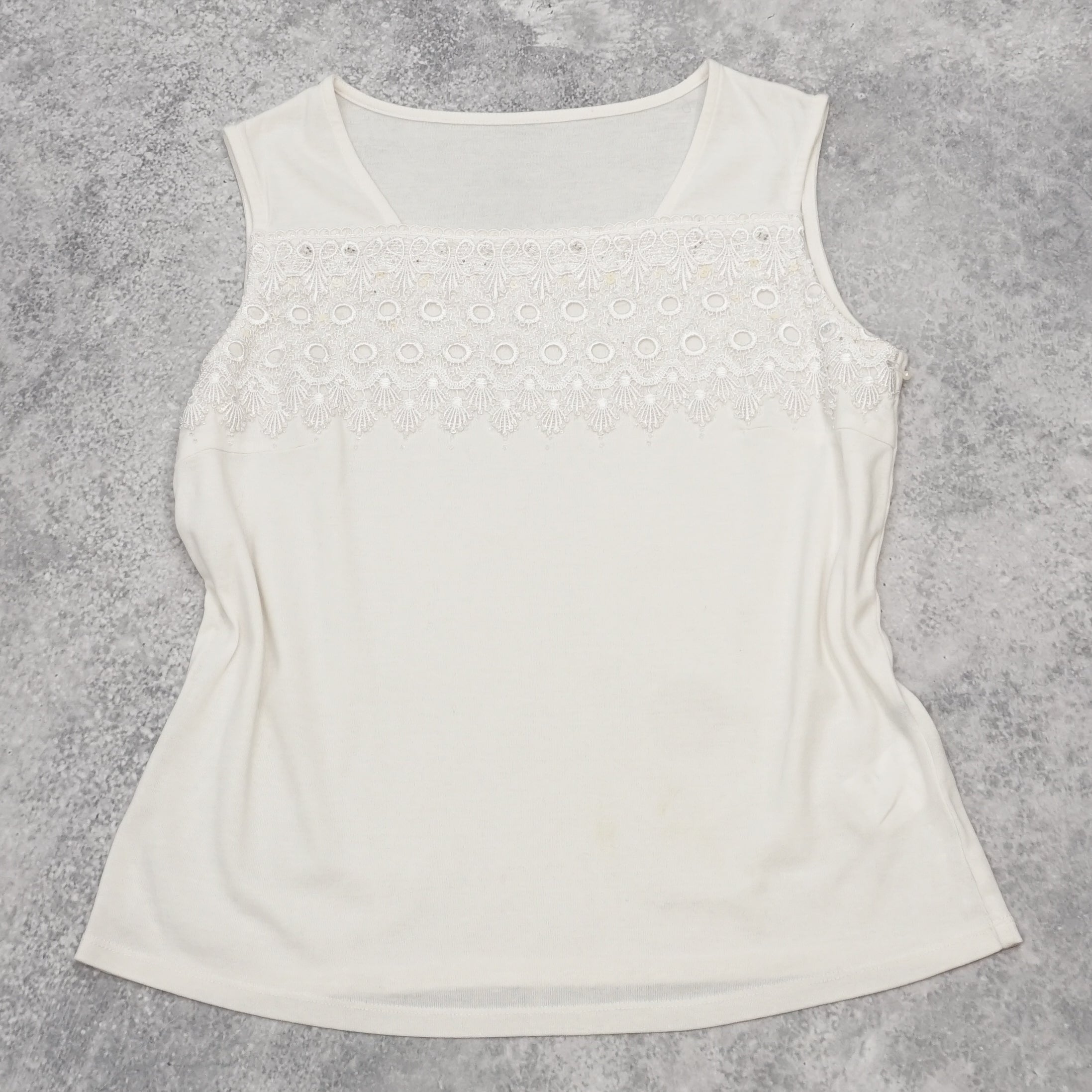 Ubranded Embroidered Detail Cami