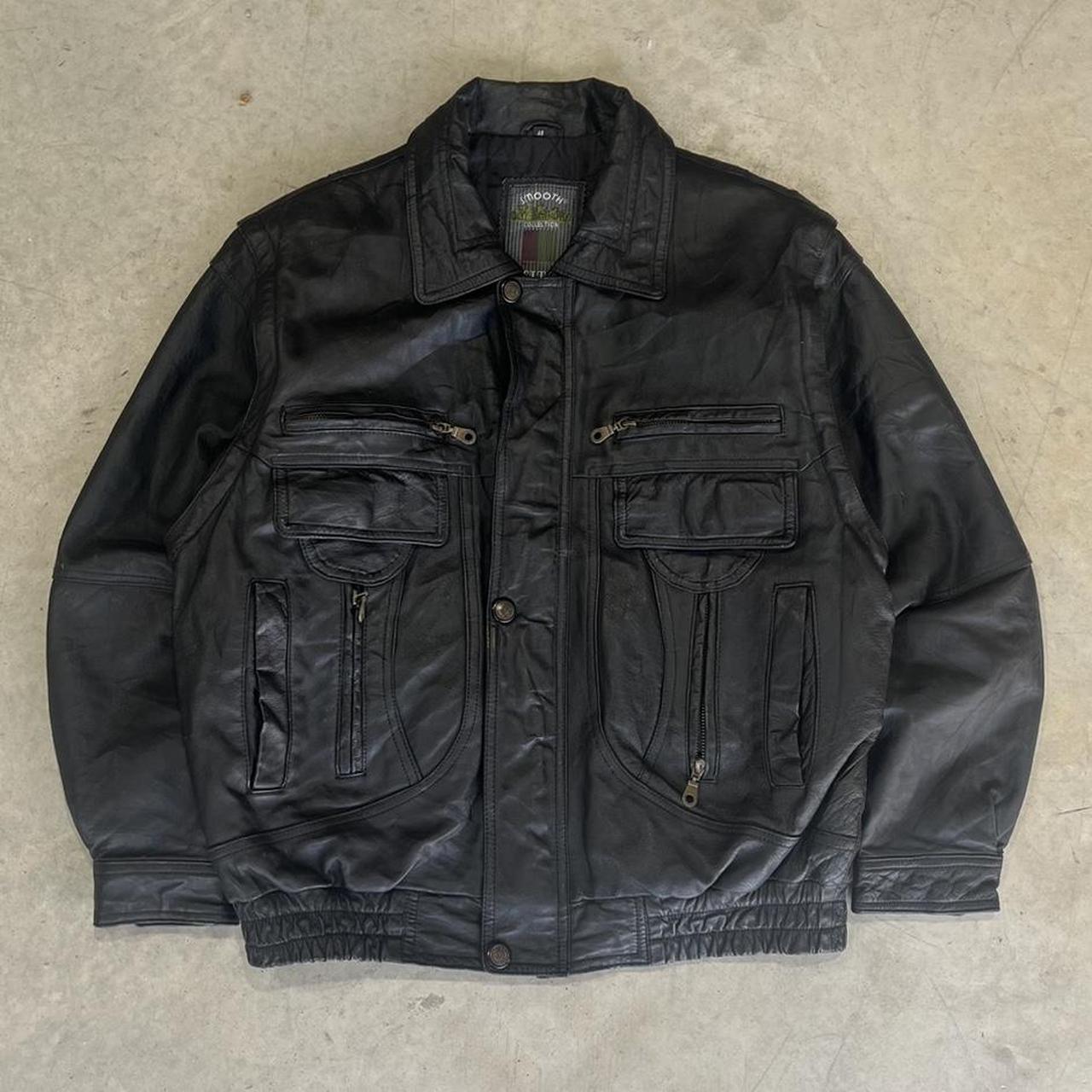 2000s Smooth City Leather Jacket
