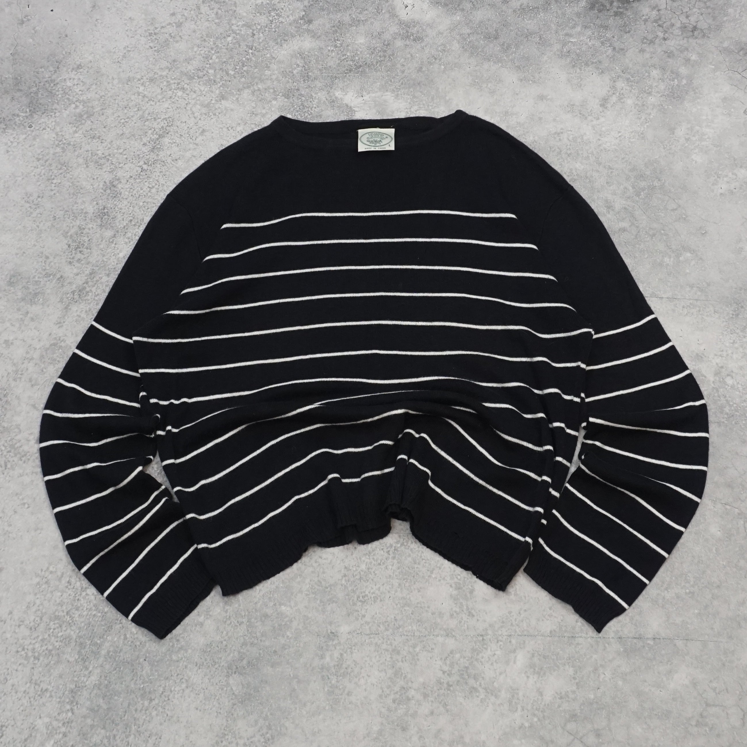 2000s Laura Ashley Striped Sweater