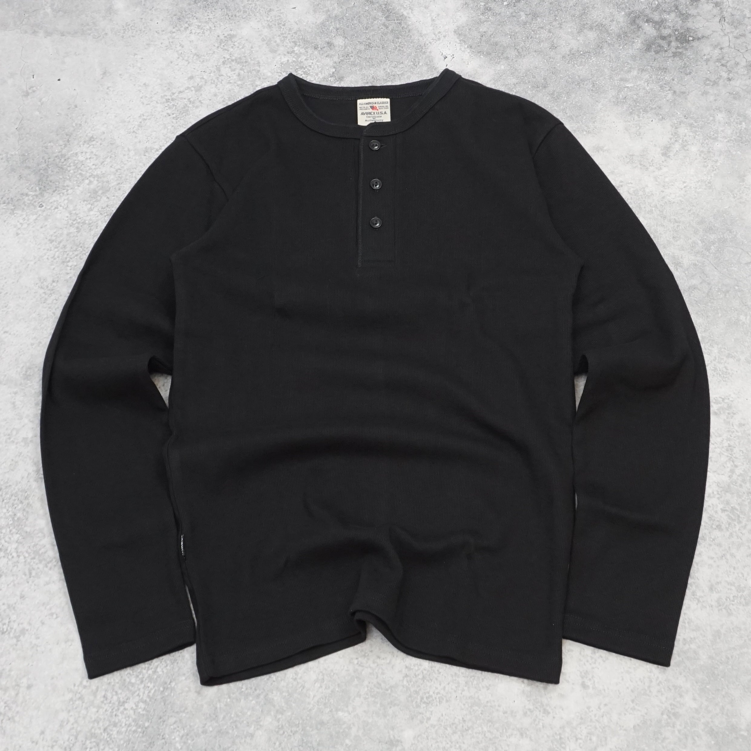 Avirex Avirex Daily Wear Henley Shirt Top Knit