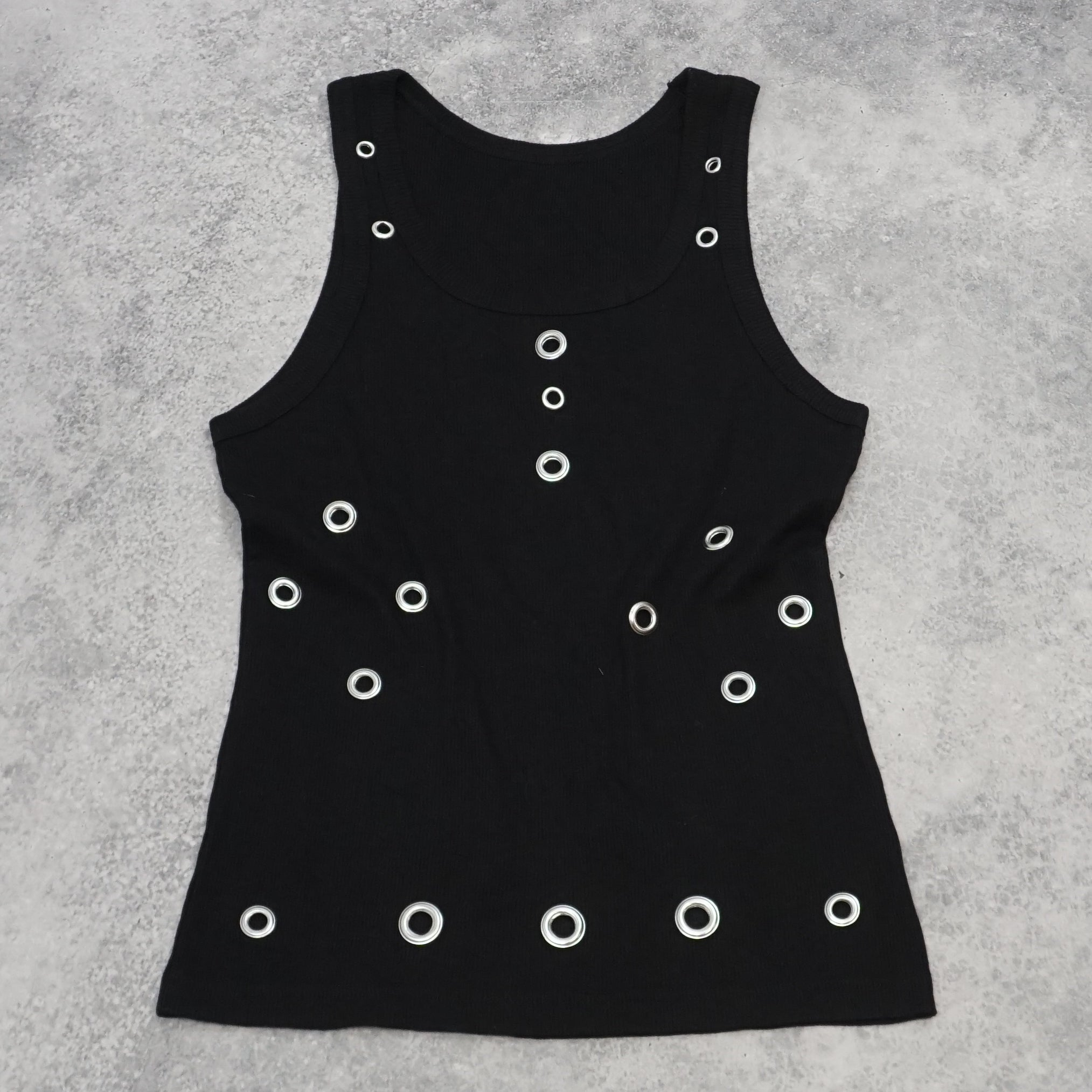 Grommet Detail Tank Top