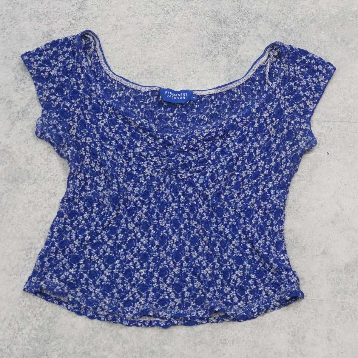 Permanent Vacation Floral Lace Top