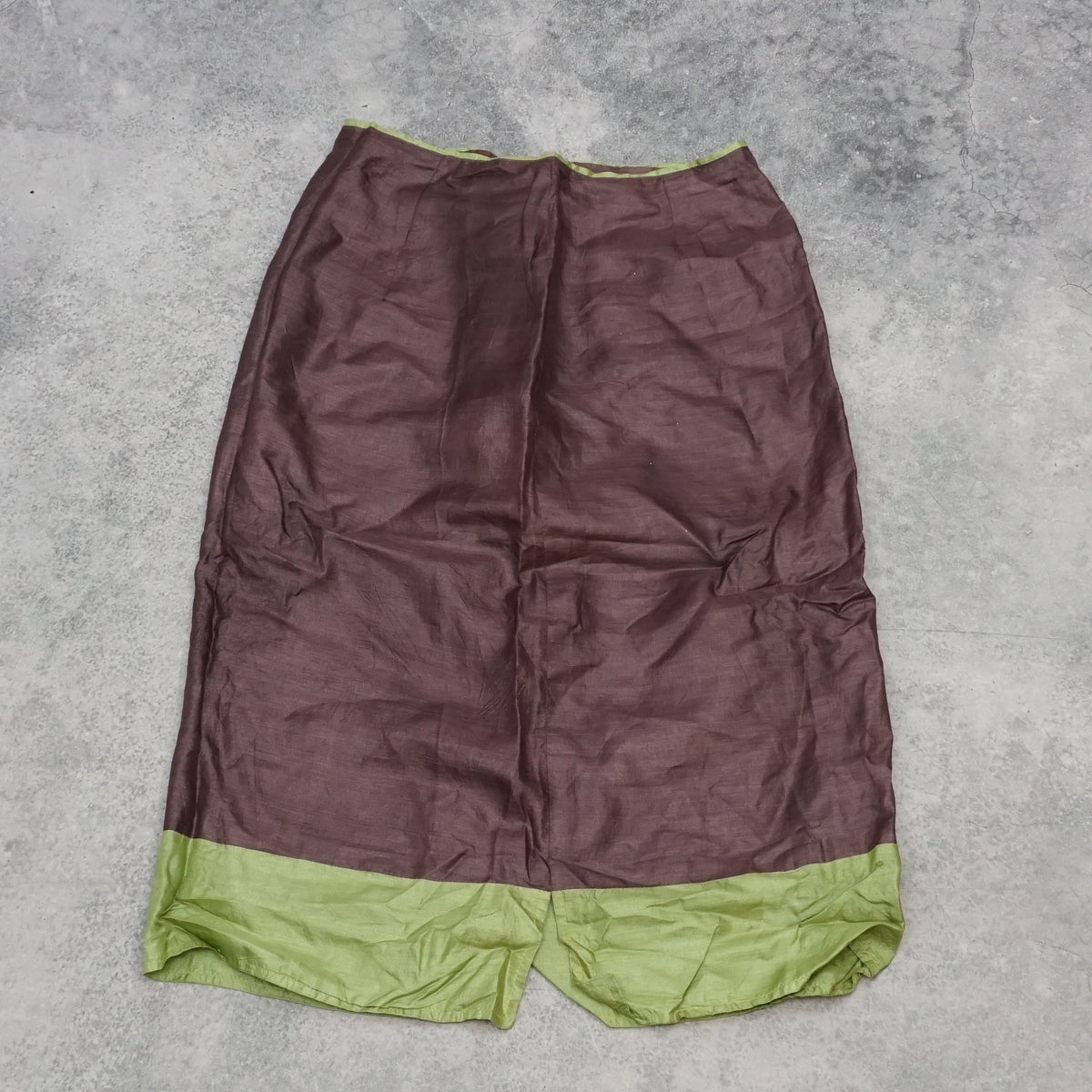 2000s Anthropologie Silk Skirt