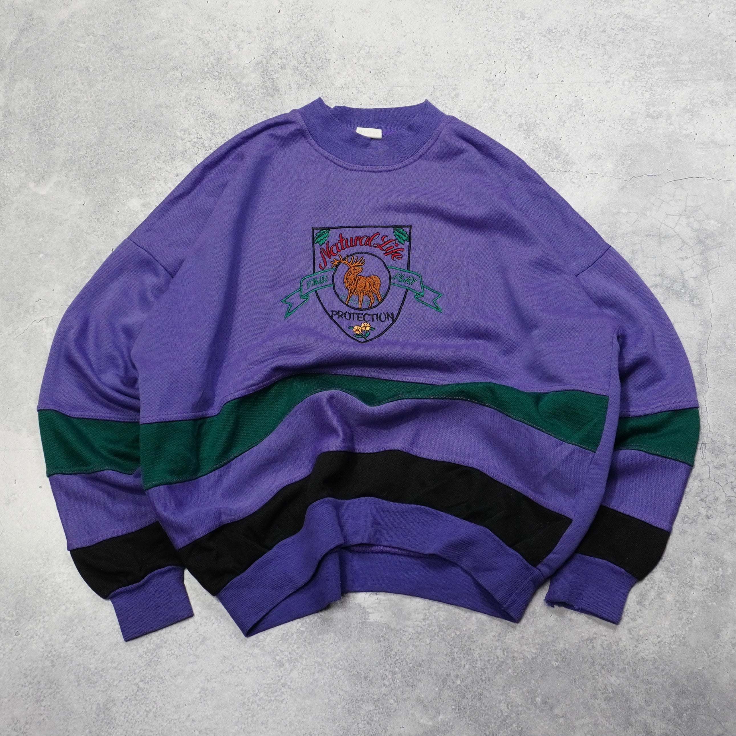 90s Embroidered Graphic Crewneck