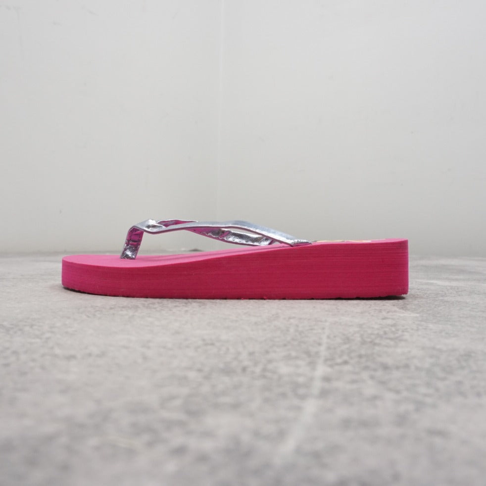 2000s Paul Frank Julius Wedge Platform Shoes Flip Flops