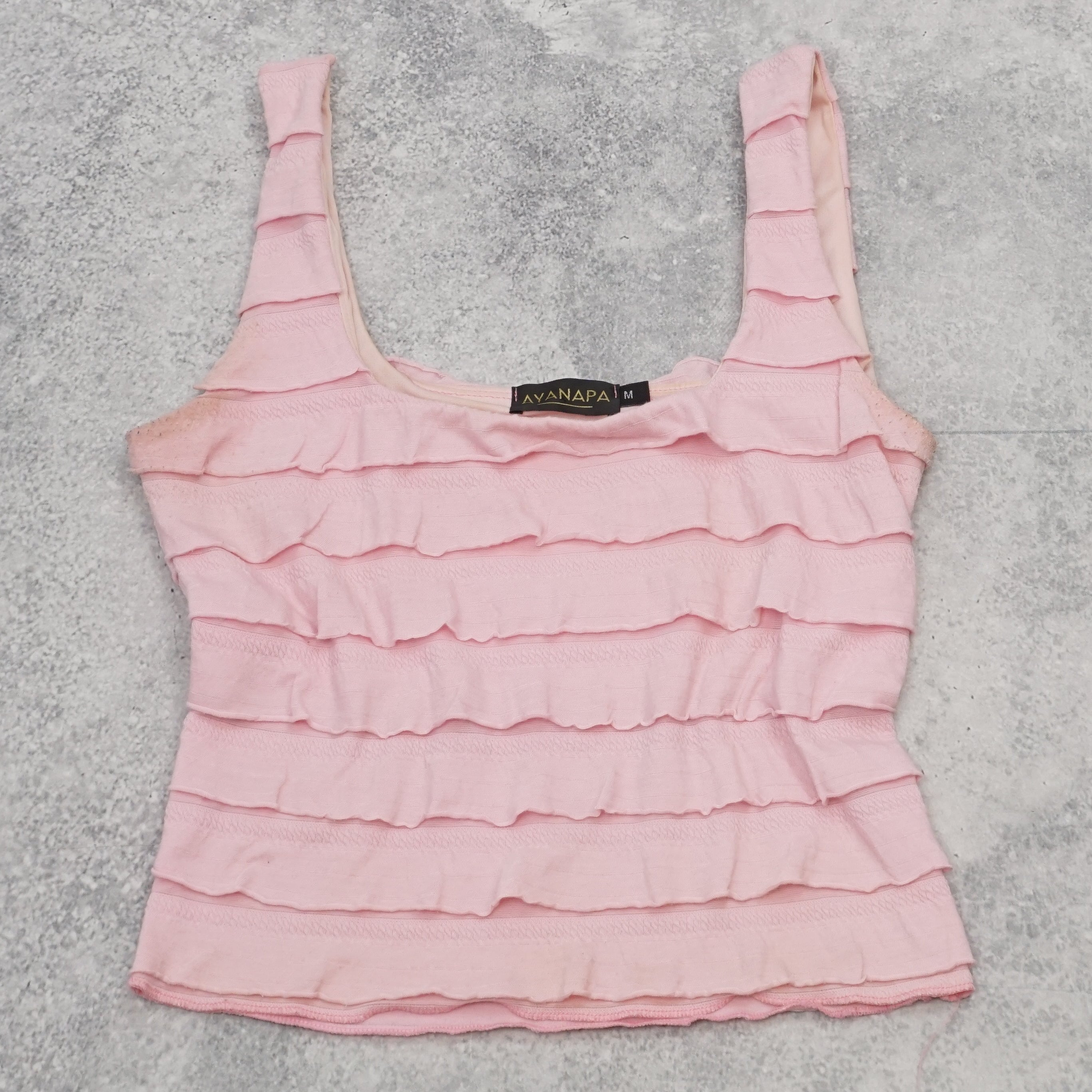 2000s Ayanapa Ruffled Cami