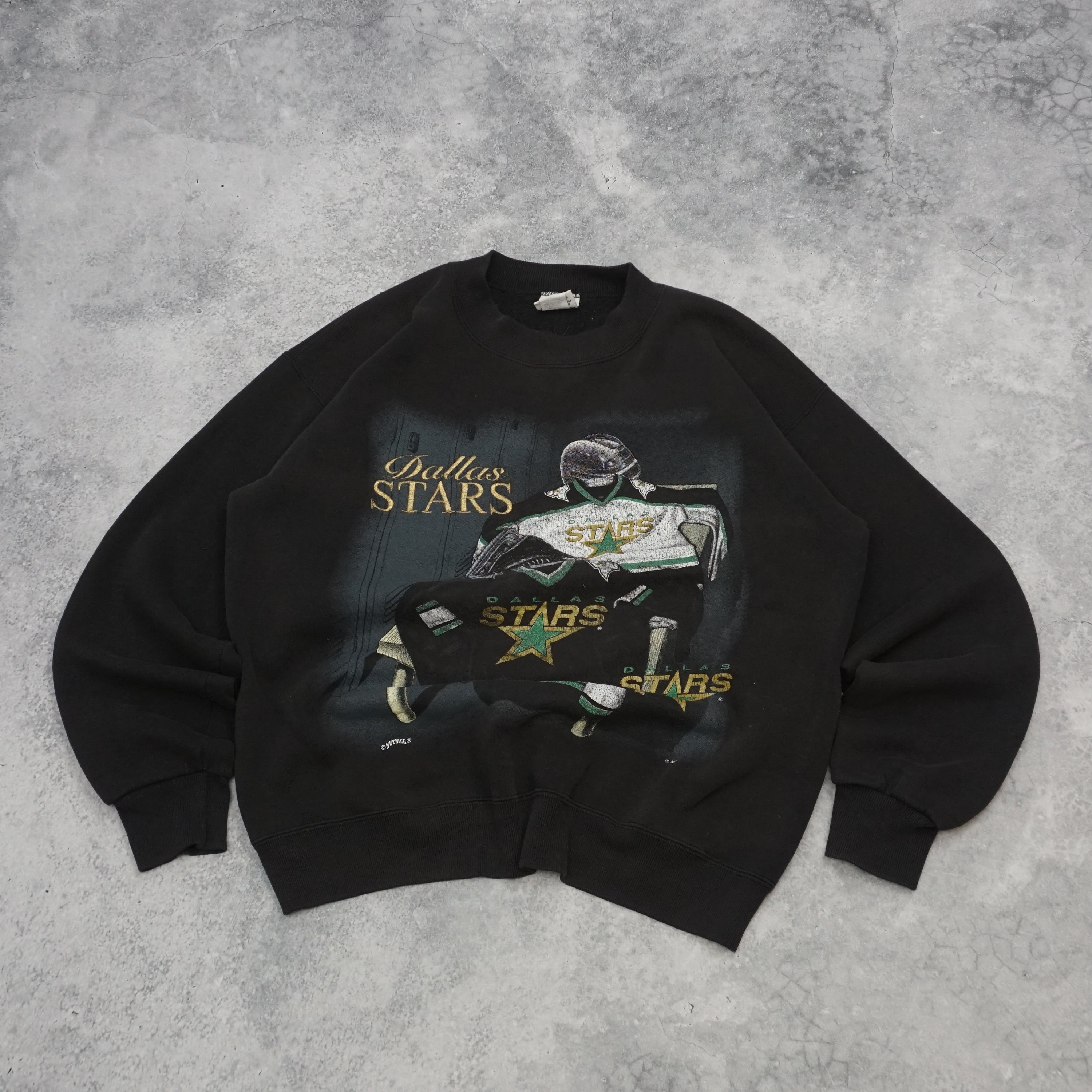 90s Nutmeg Dallas Stars Graphic Sweater