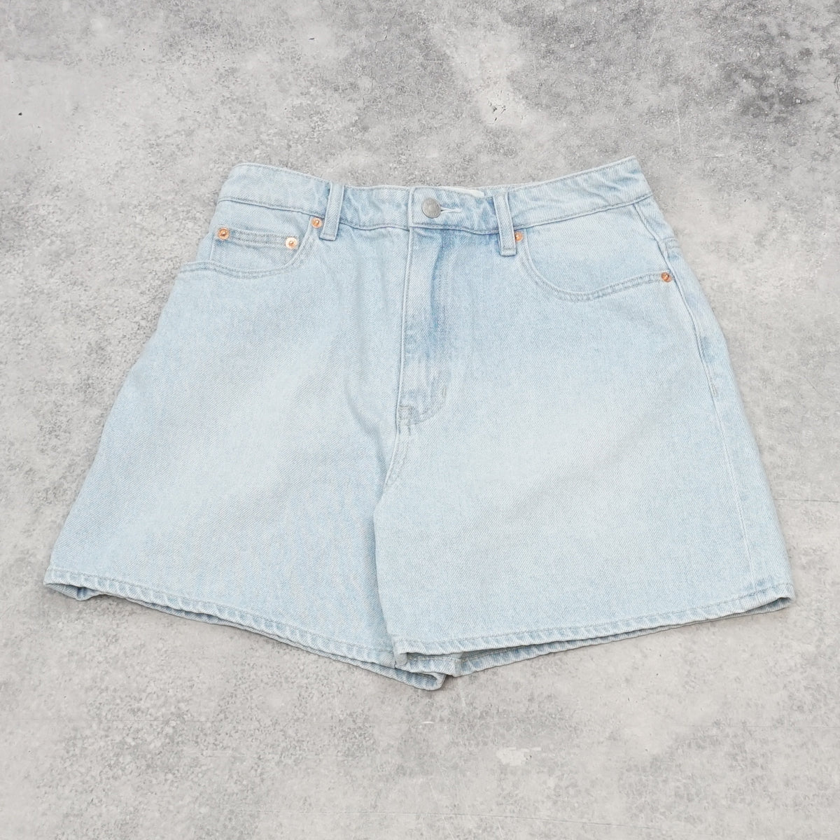 Lee Hi-Wide Denim Shorts