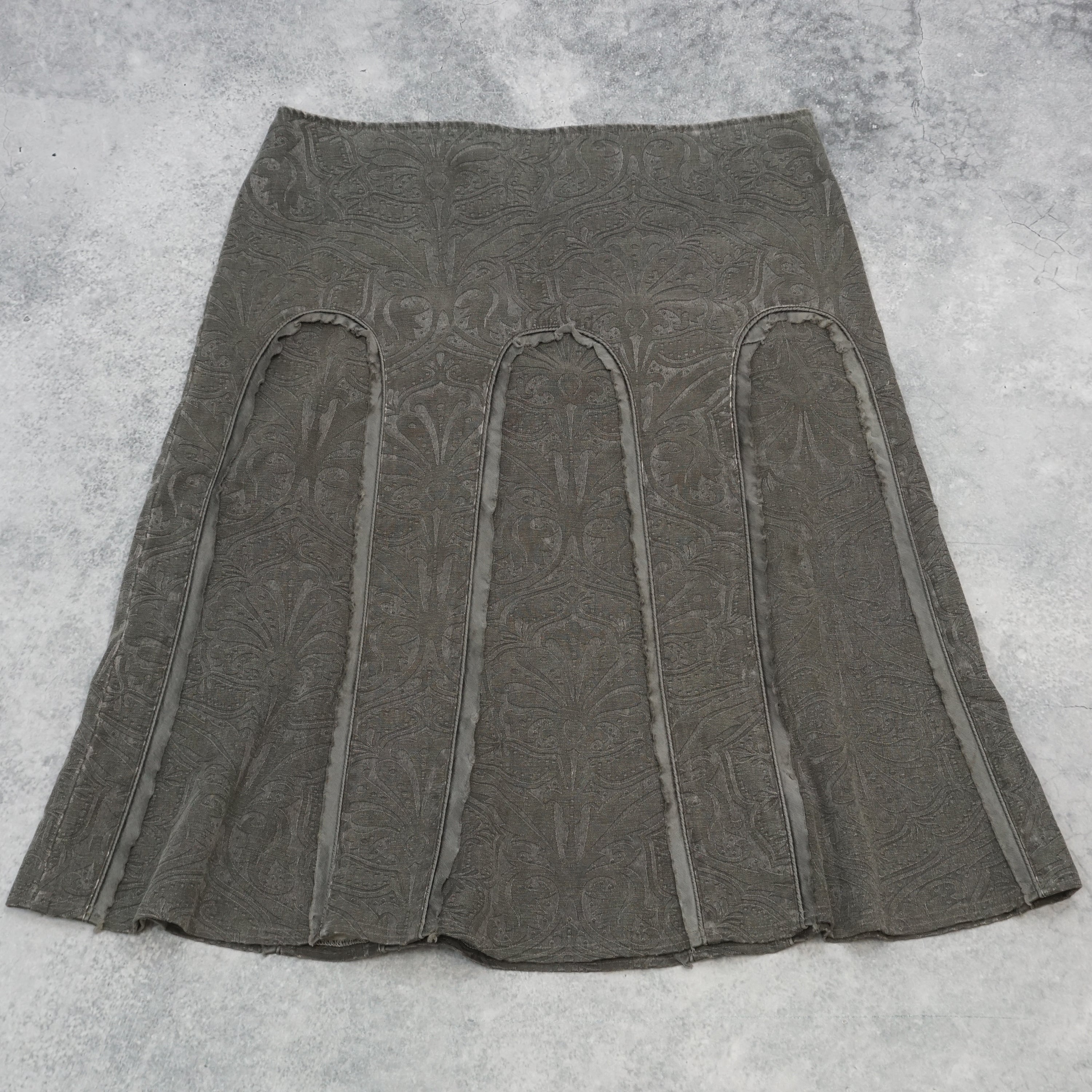 2000s G2 Floral Textured Skirt