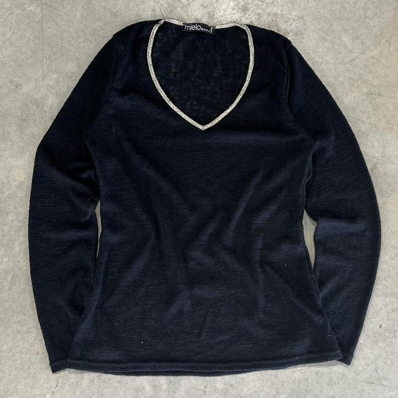 2000s Mielo Moda V Neck Knit
