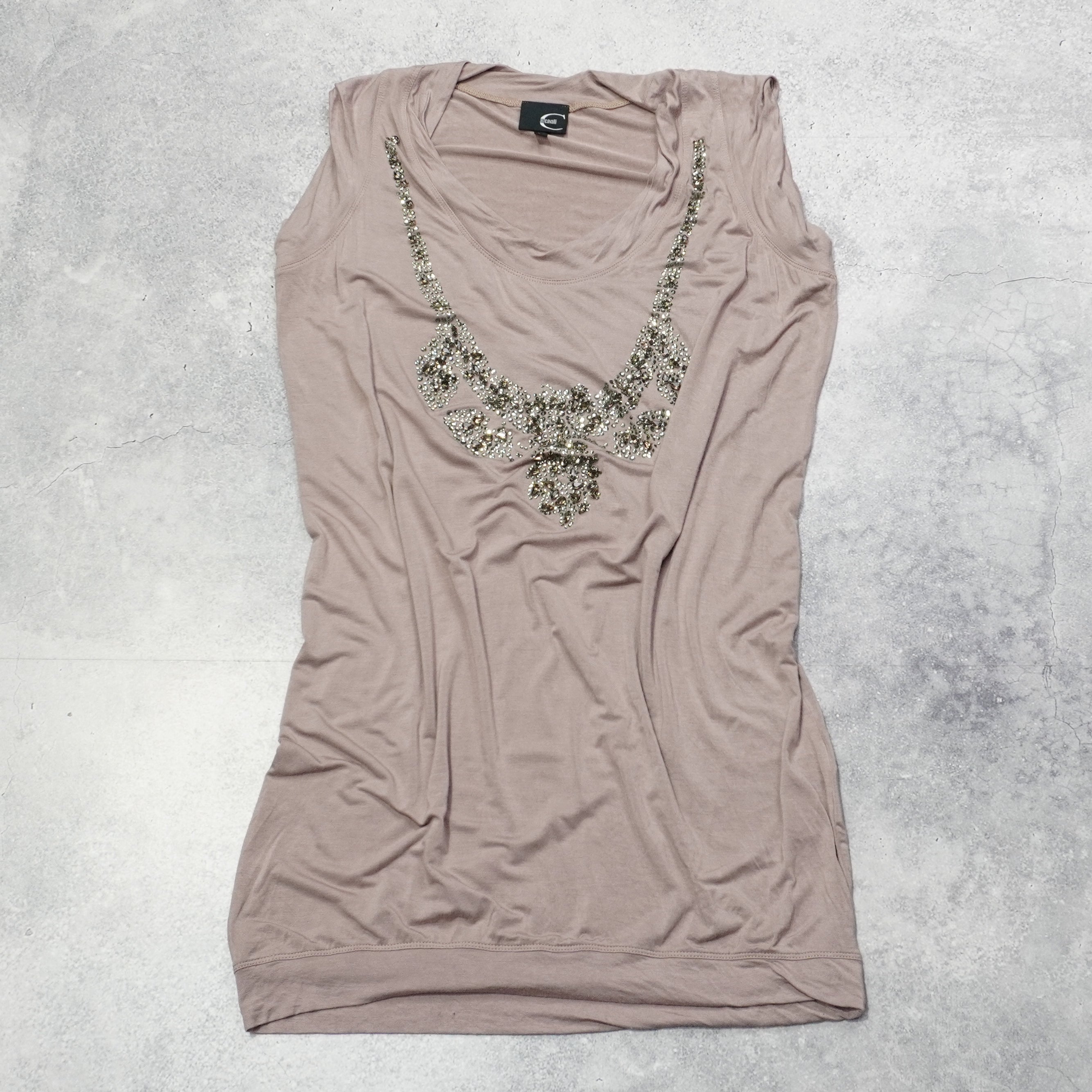 2000s Cavalli Rhinestone Top