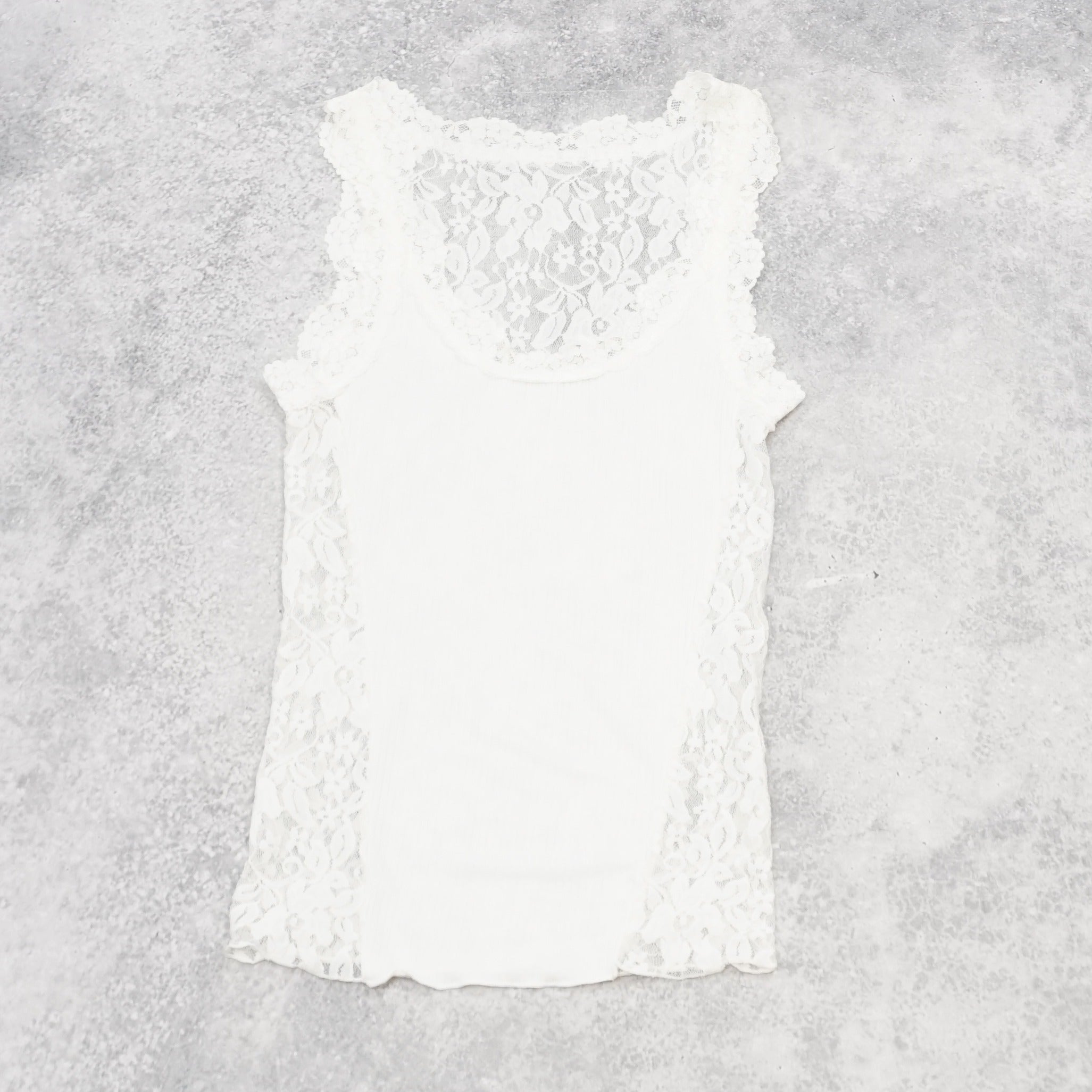 Lace Trim Tank Top