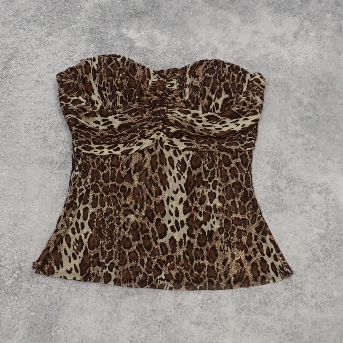 2000s Unbranded Leopard Print Cami