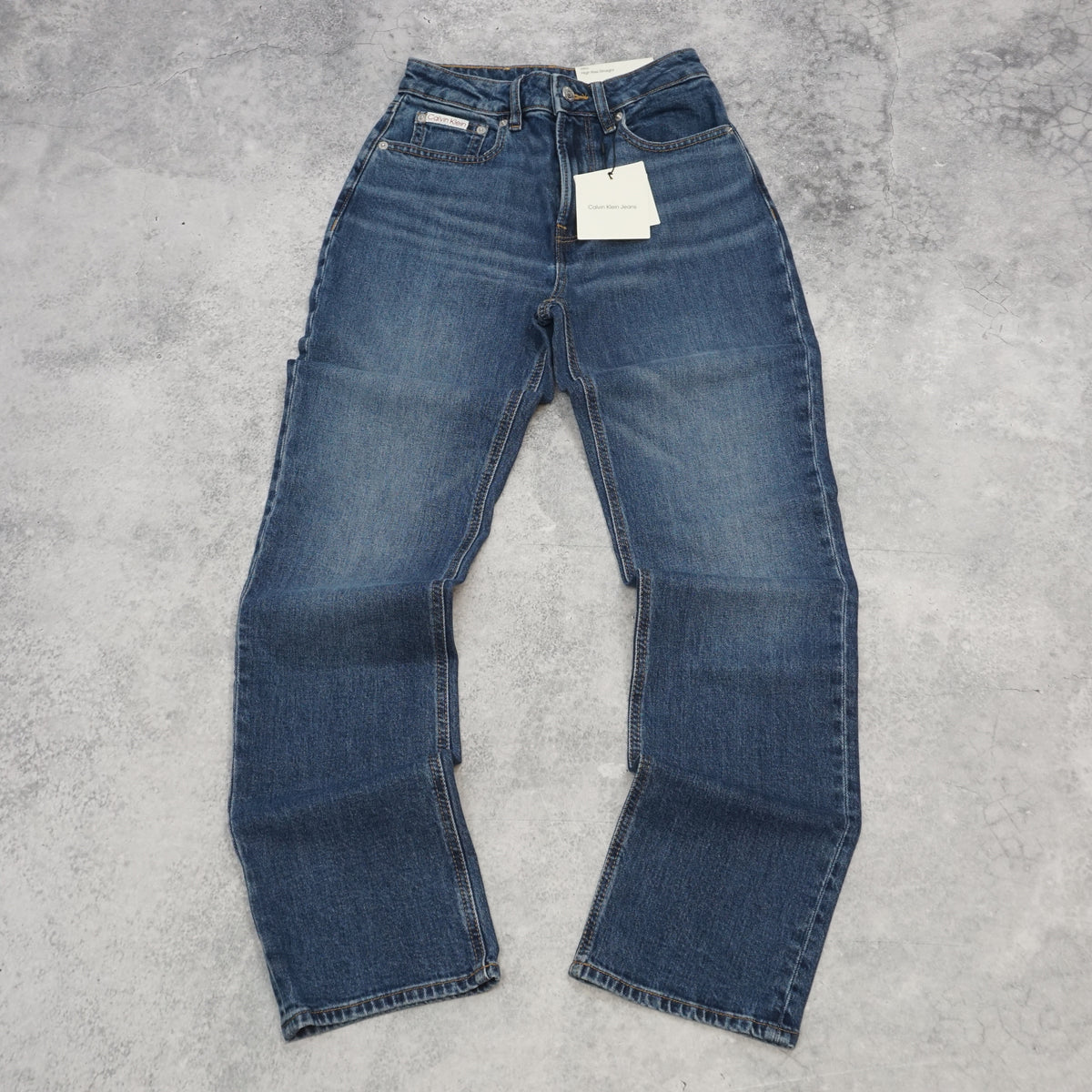 Calvin Klein Jeans High Rise Straight Jeans