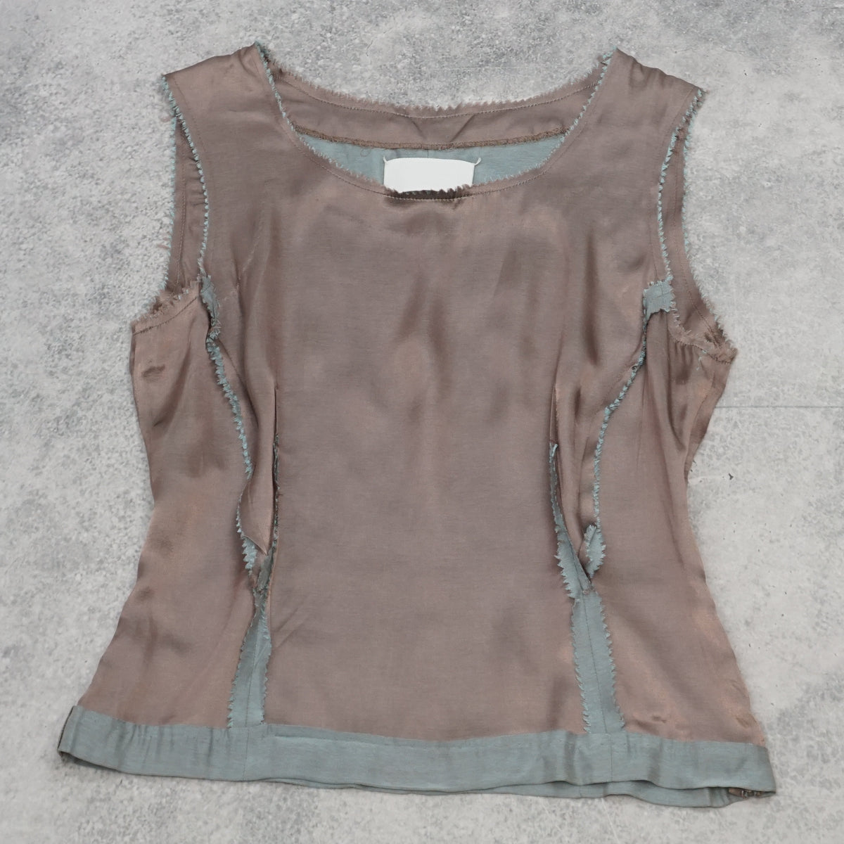 2000s Maison Margiela Silky Trim Tank Top