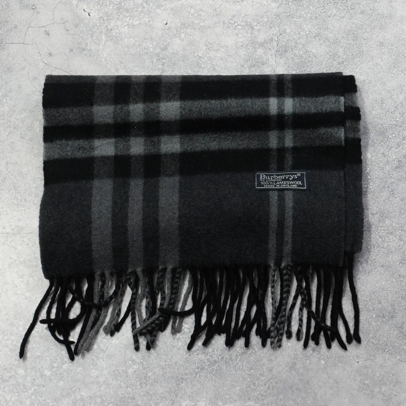 90s Burberry's Wool Scarf