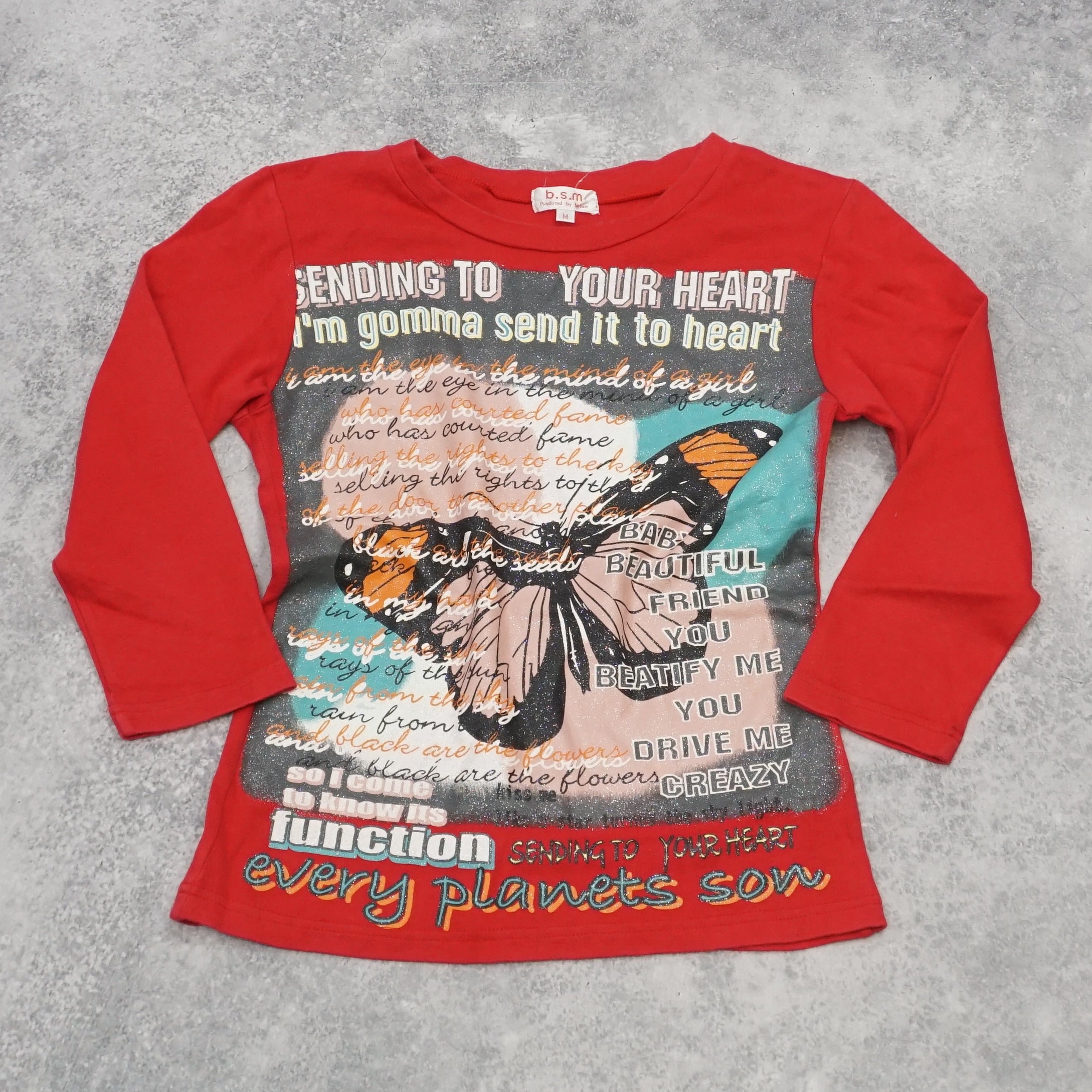 2000s b.s.m Top Long Sleeve
