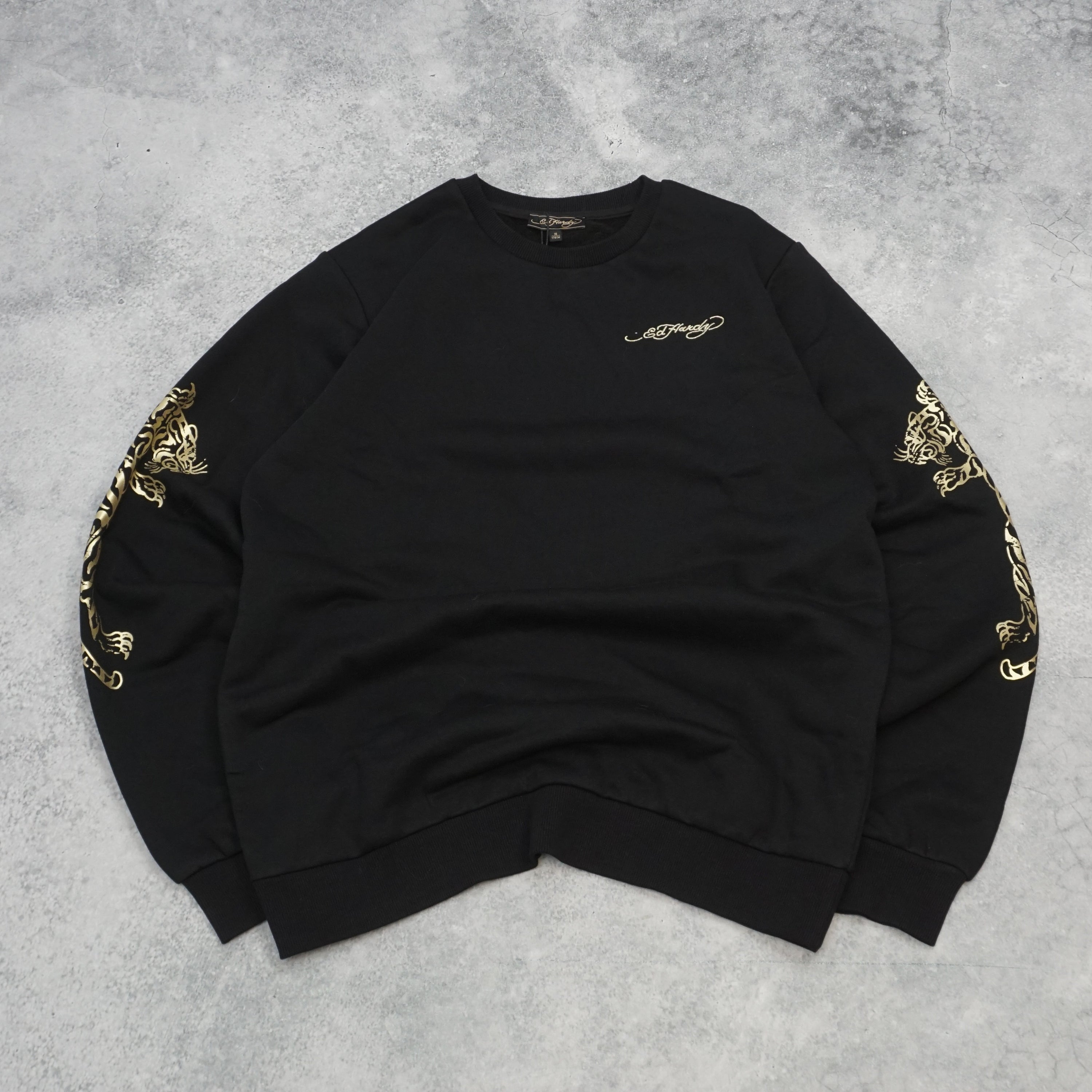 Ed Hardy Gold Tiger Sweater