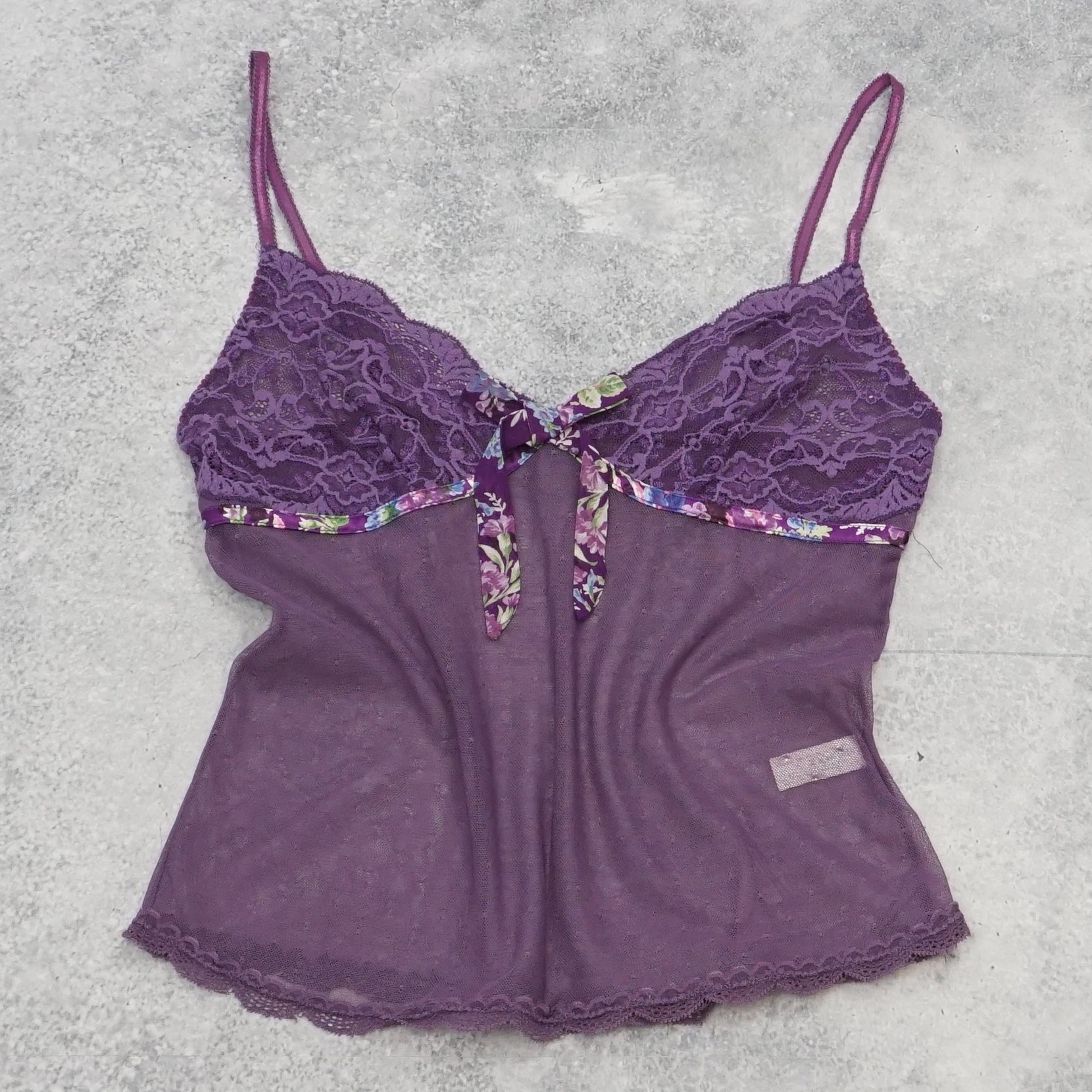 2000s Eblin Lace Trim Cami