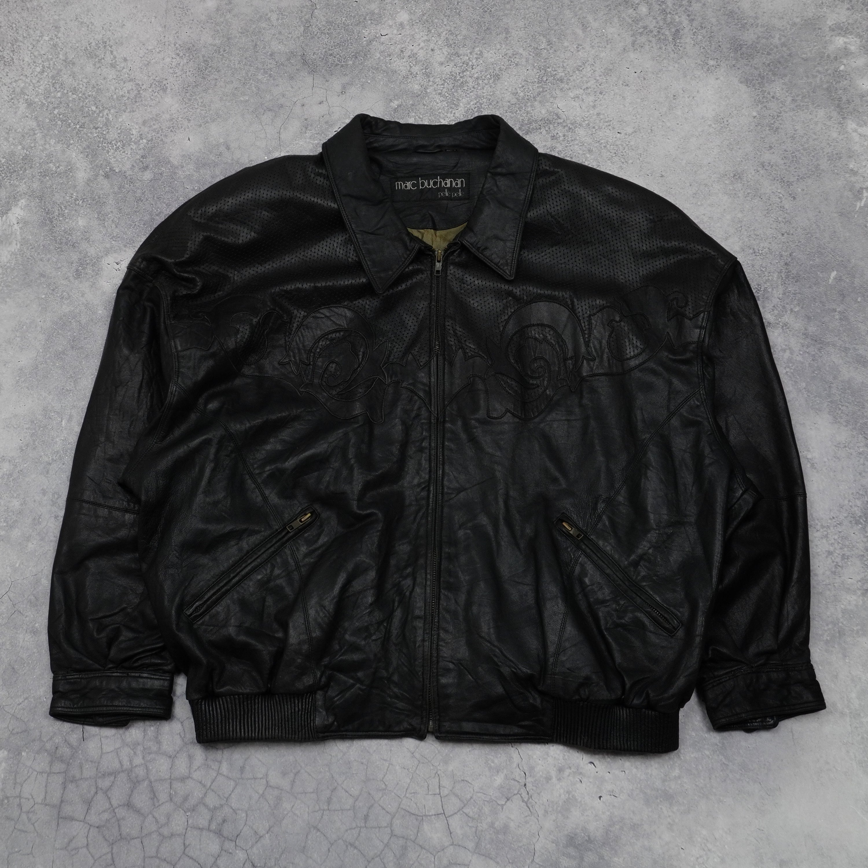 90s Pelle Pelle Marc Buchanan Leather Jacket