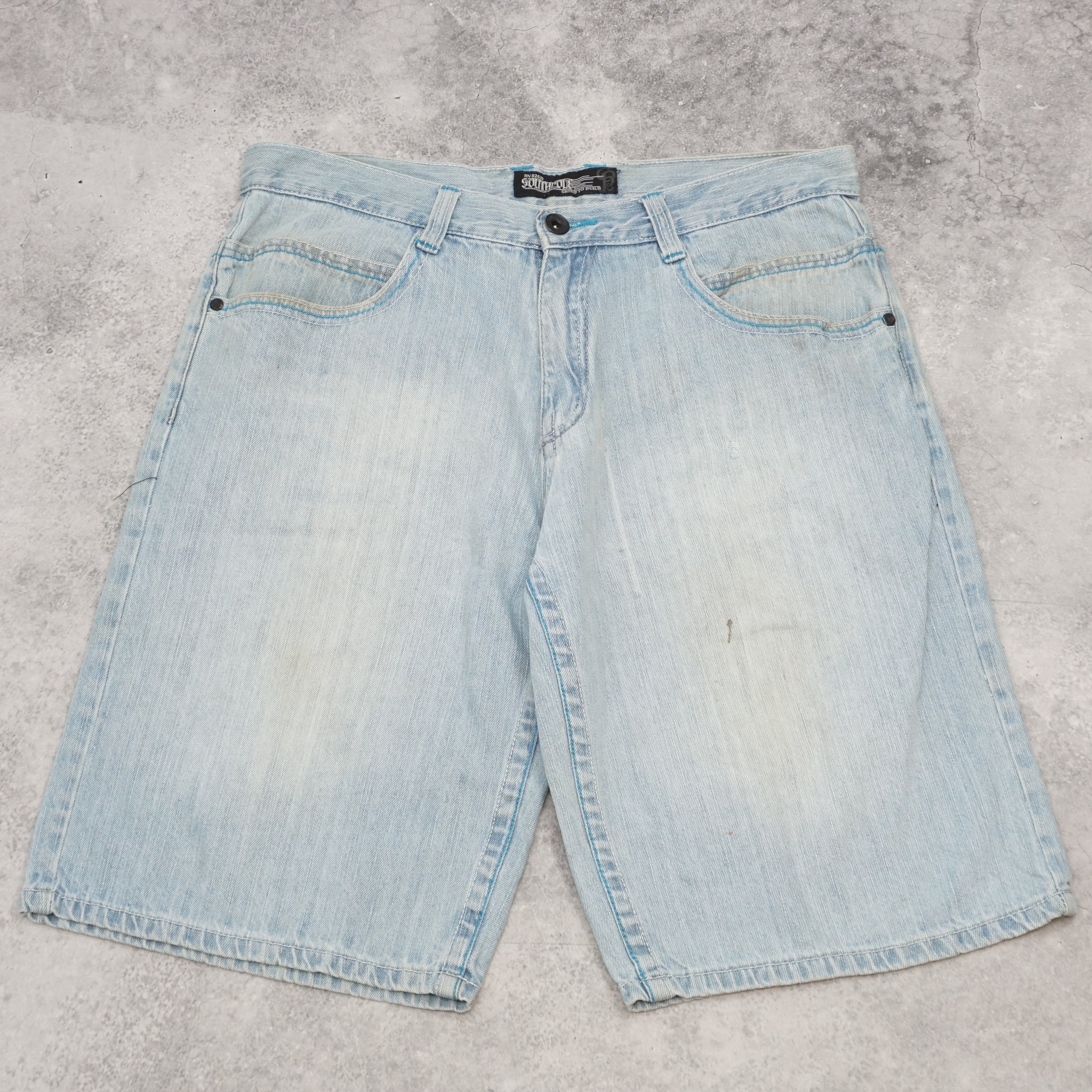2000s SouthPole Graphic Distressed Shorts