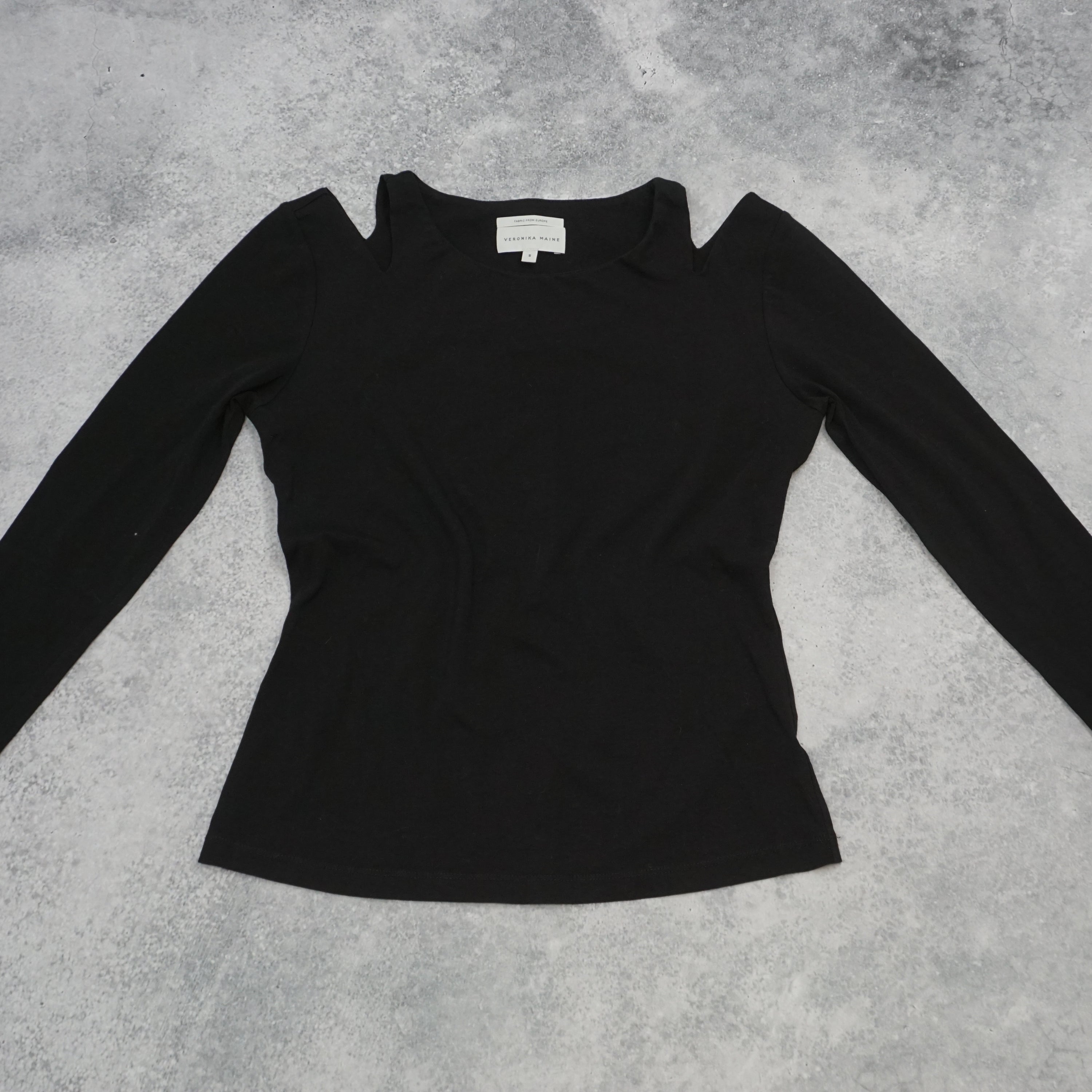 Veronika Maine Long Sleeve Cutout Top