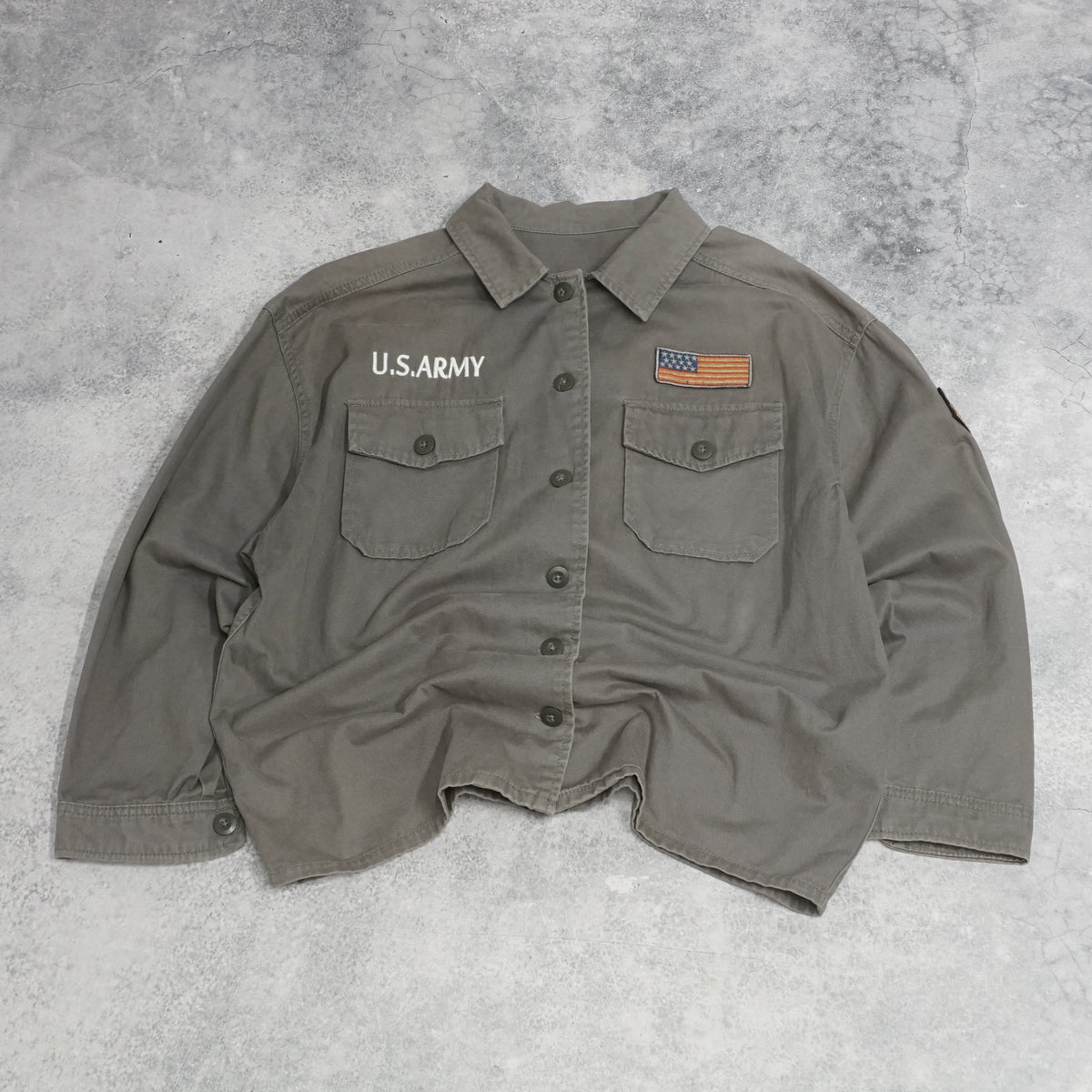 U.S. Army Military Cropped Utility Shirt