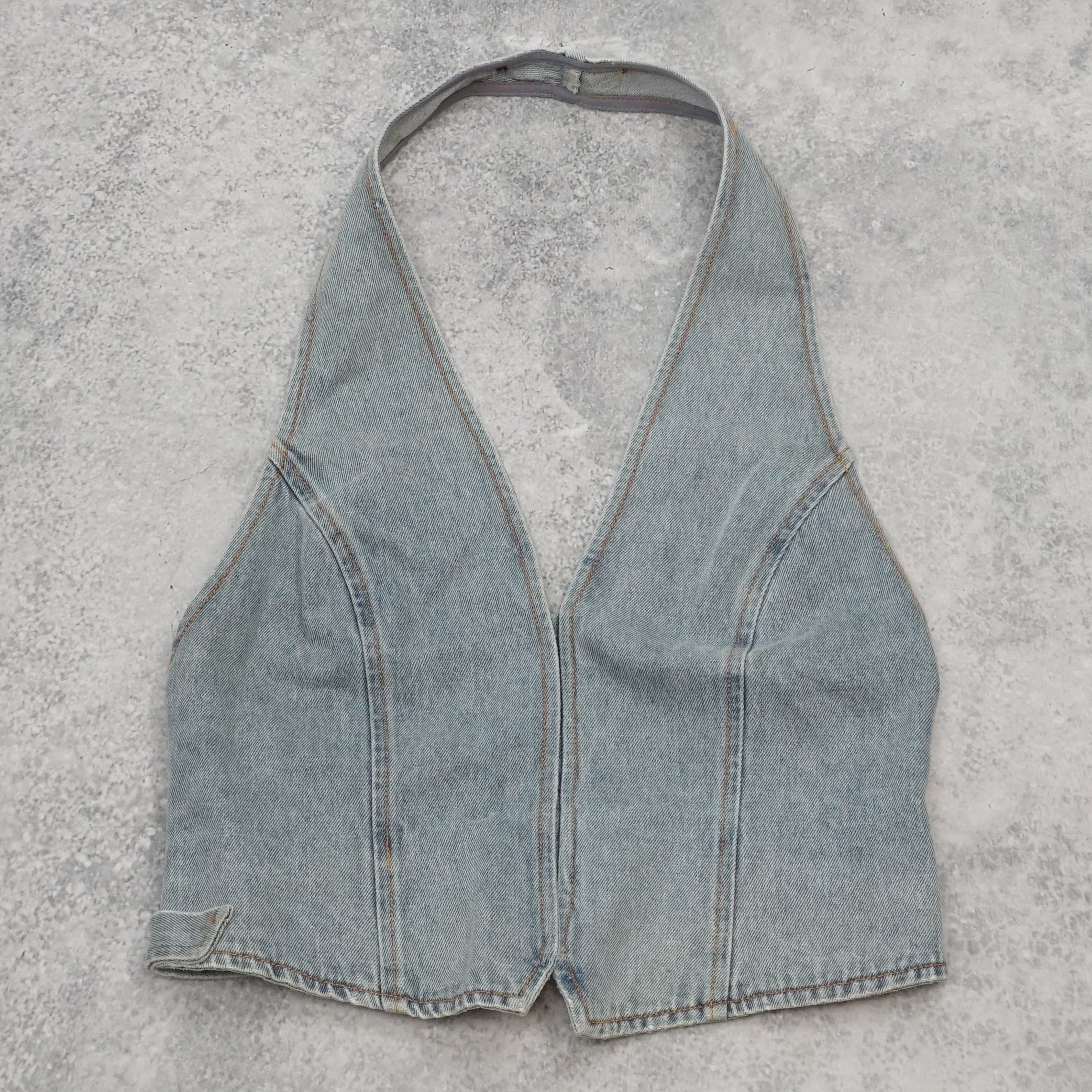 Lioness Denim Halter Top