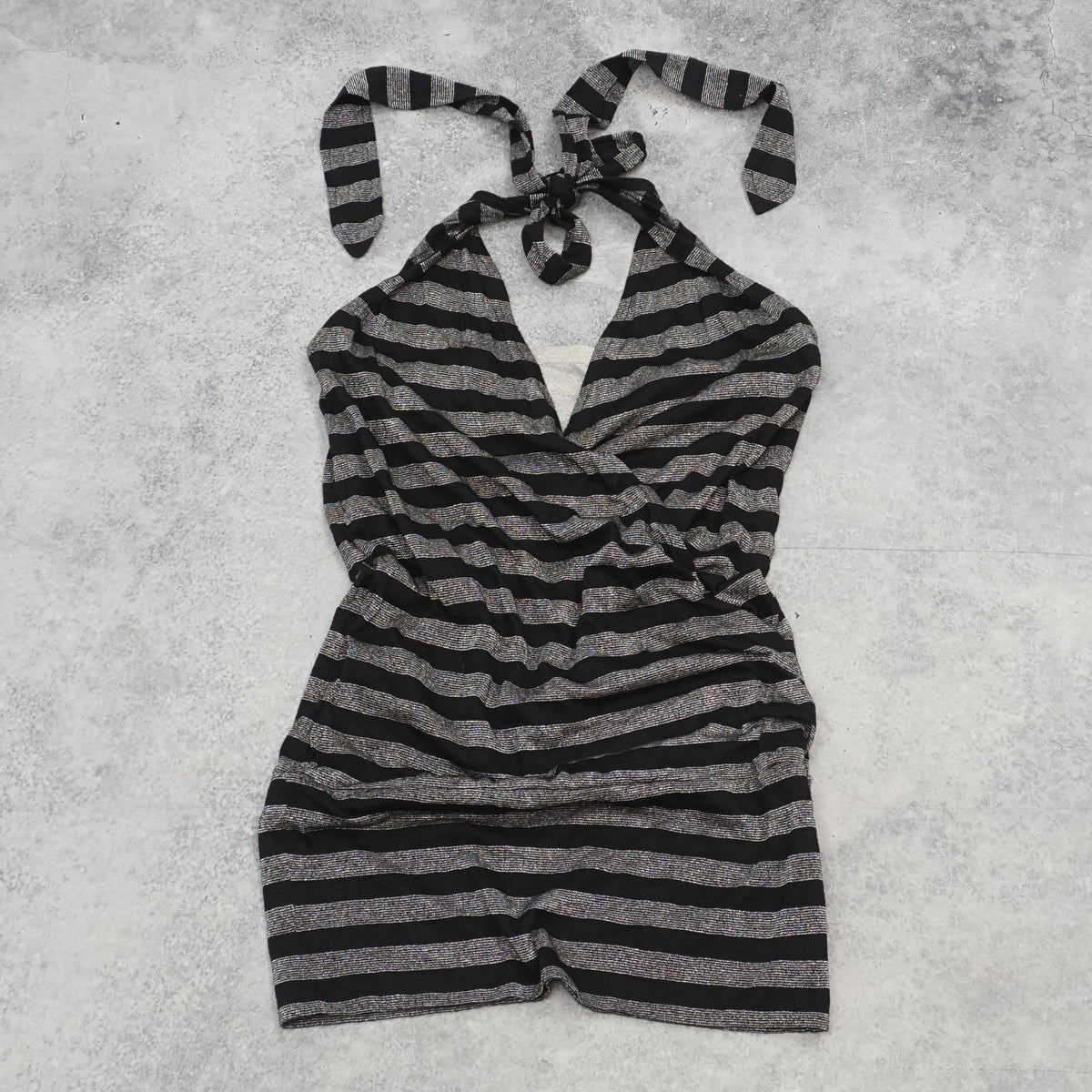 2000s C.O.L.Z.A Halter Striped Top