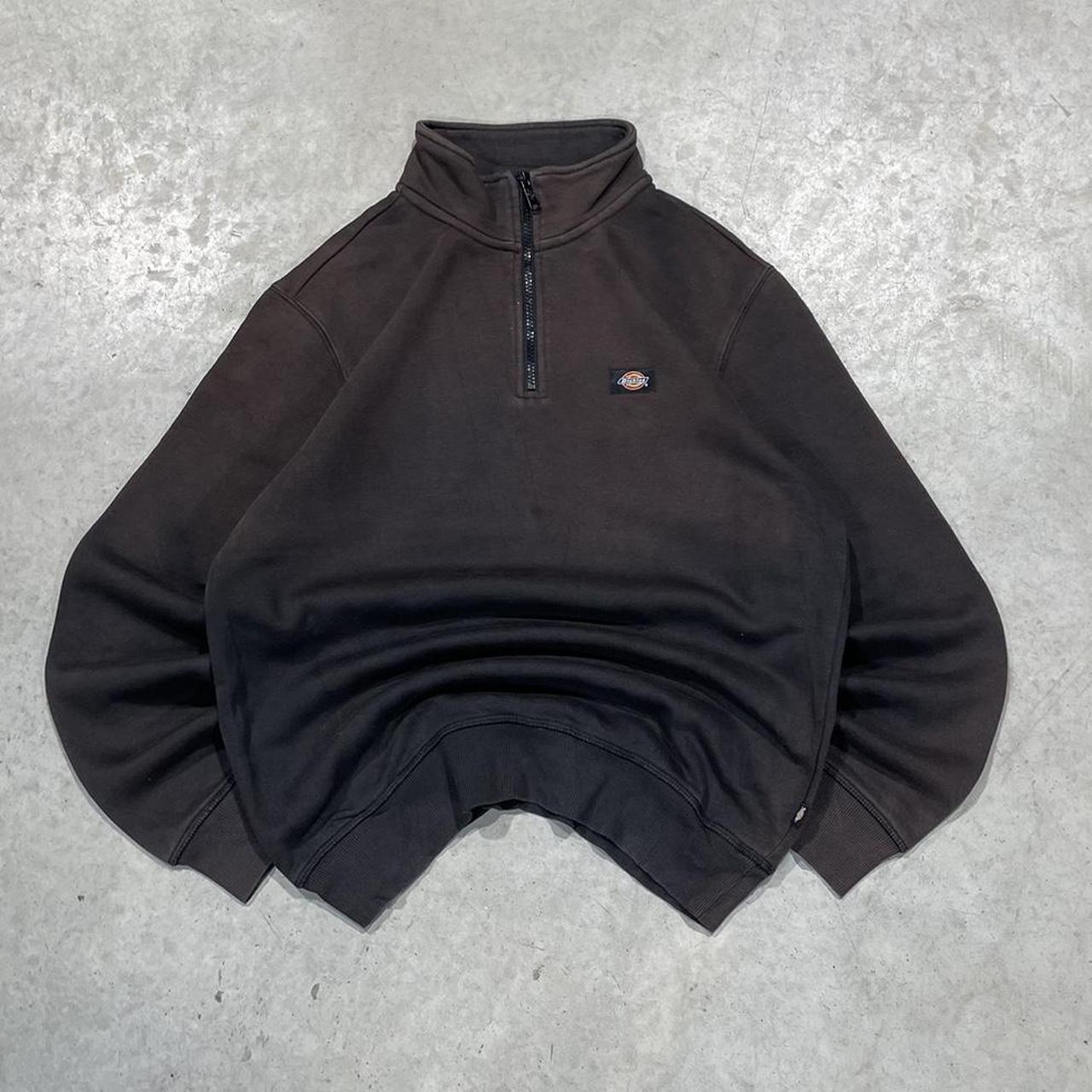 2000s Dickies Boxy Quarter Zip Sweater