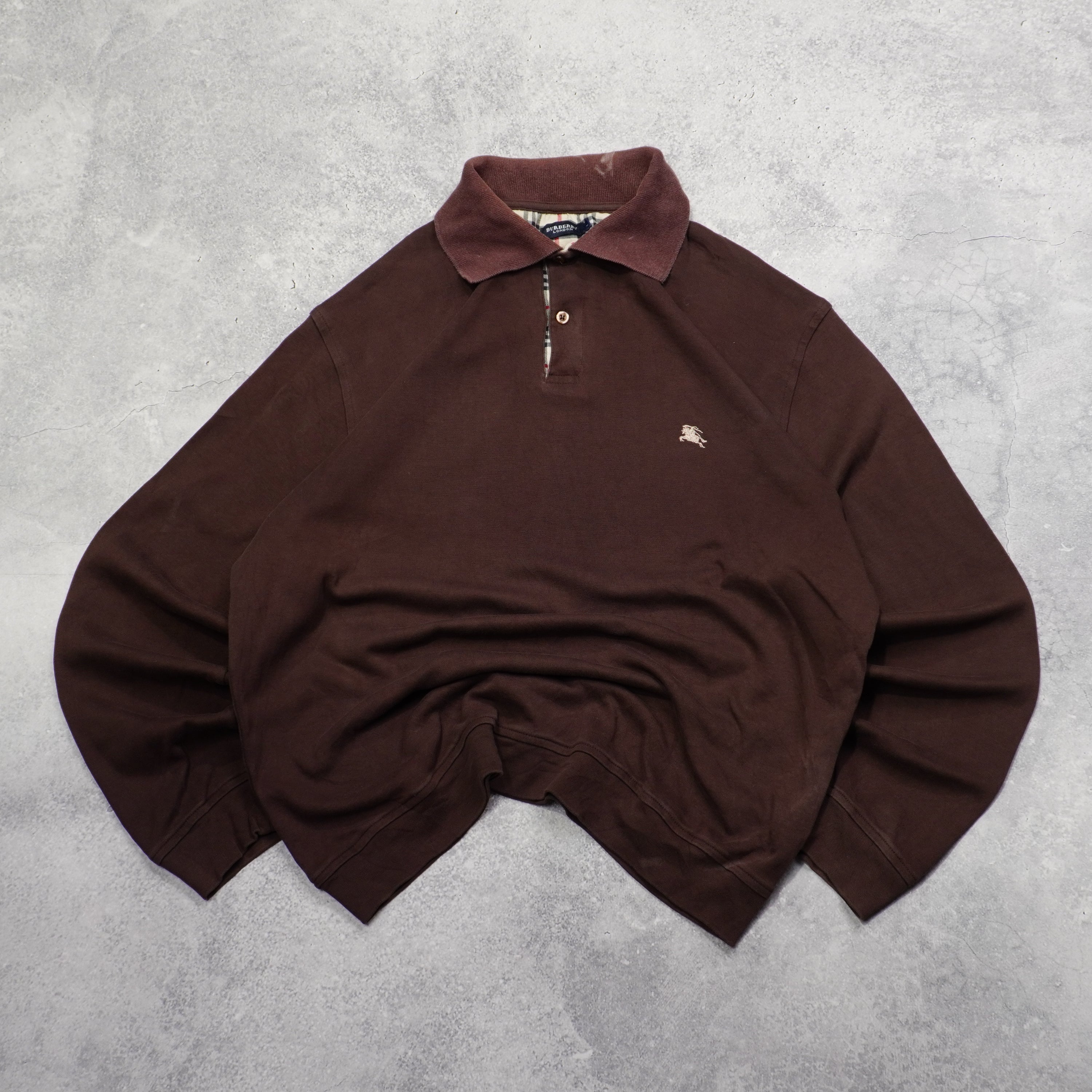 Burberry Long Sleeve Polo