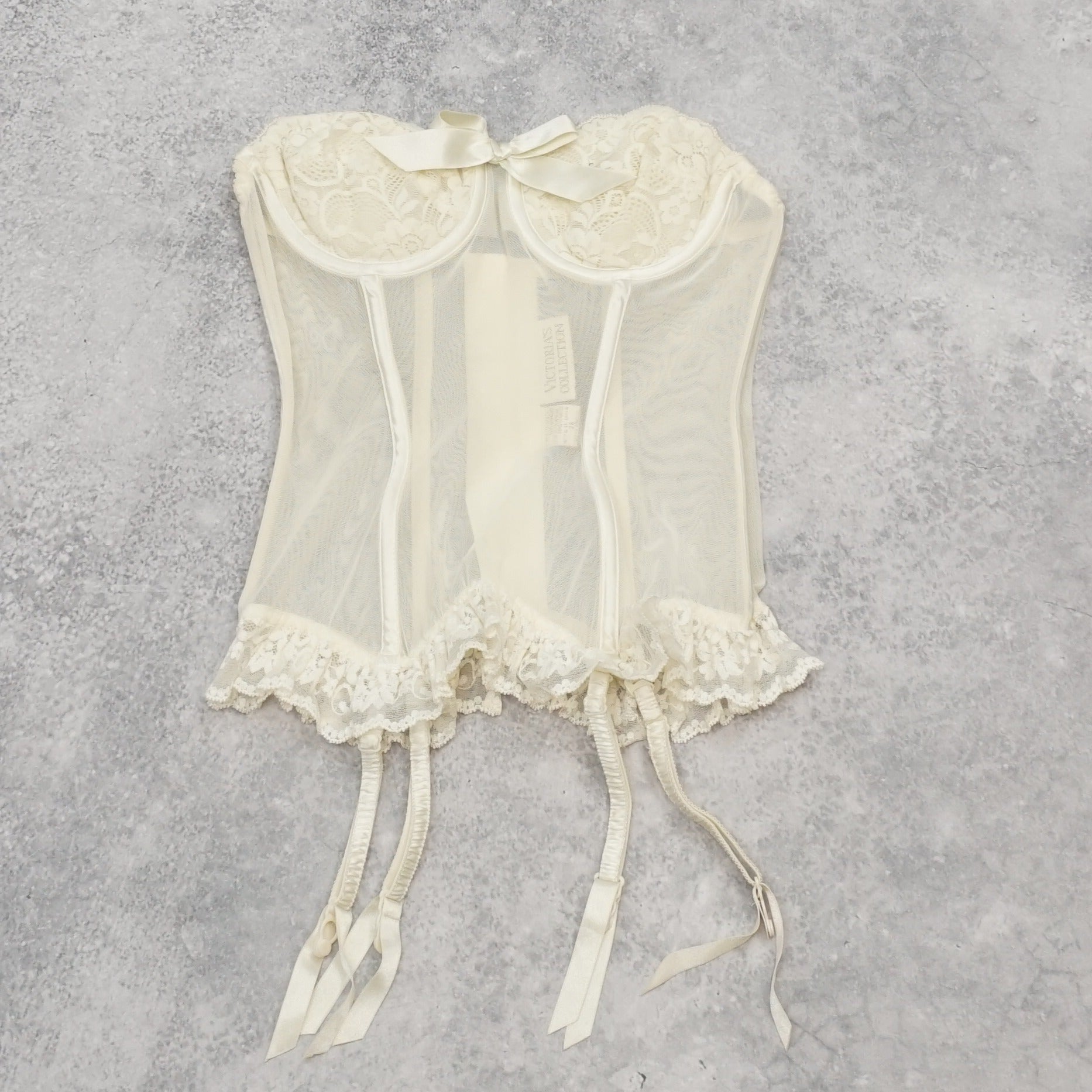 Victorian's Collection Lace Trimmed Corset Top