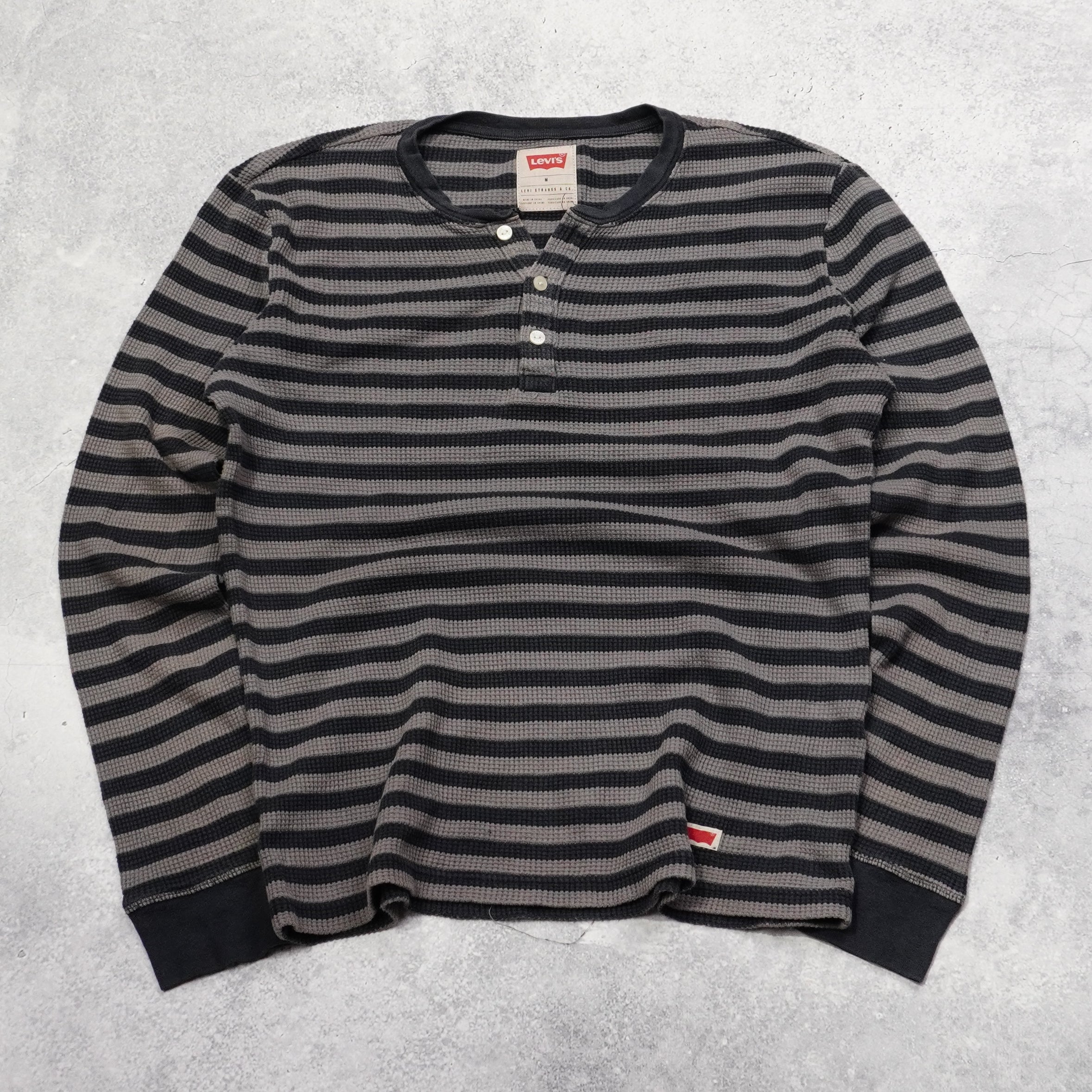 2000s Levi's Striped Henley T-Shirt