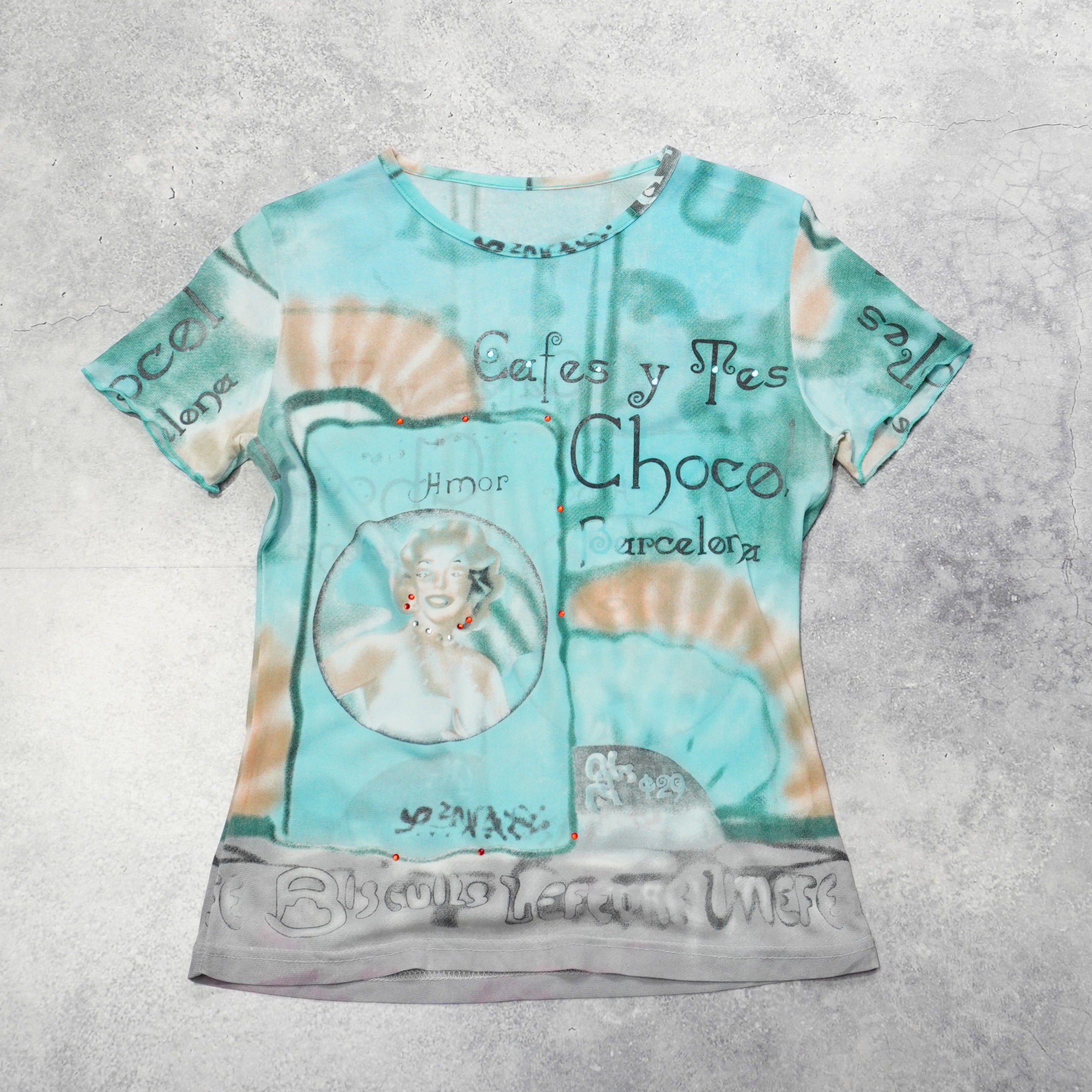 2000s Sheer Graphic T-Shirt