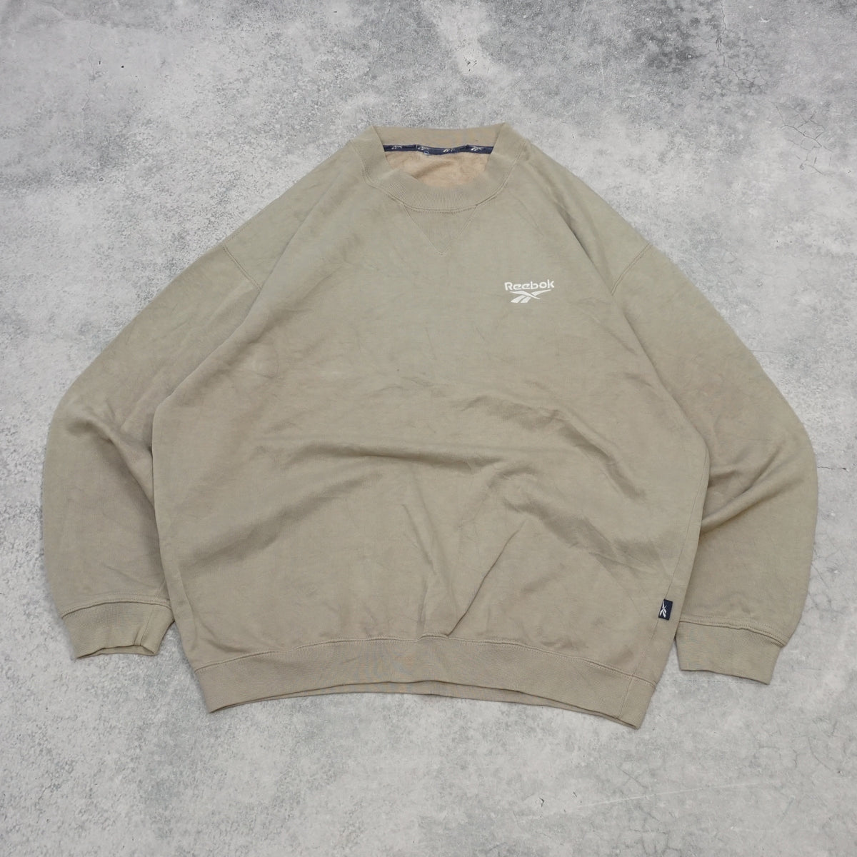 90s Reebok Embroidered Vector Logo Crewneck Sweatshirt