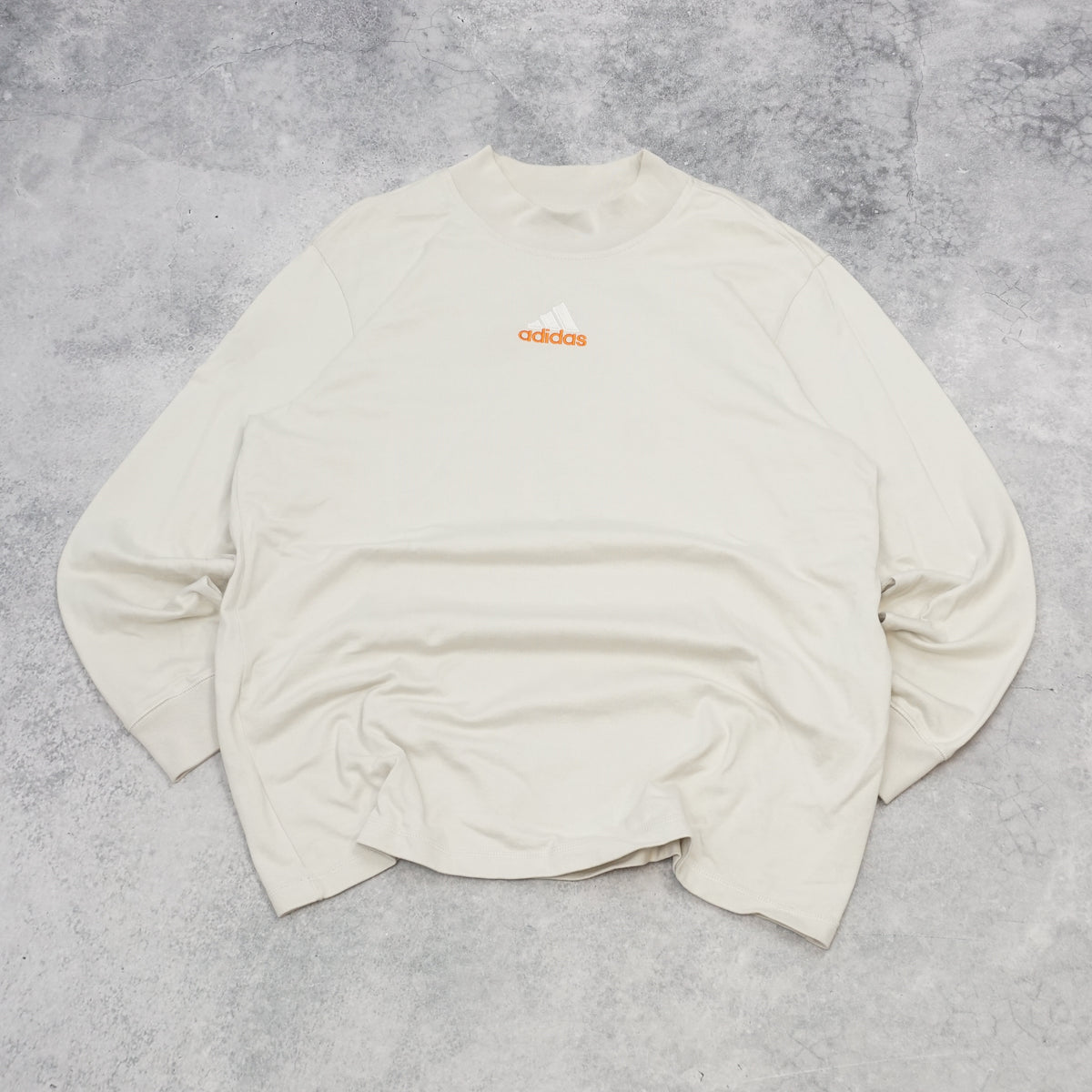 Adidas Mock Neck Embroidered Shirt
