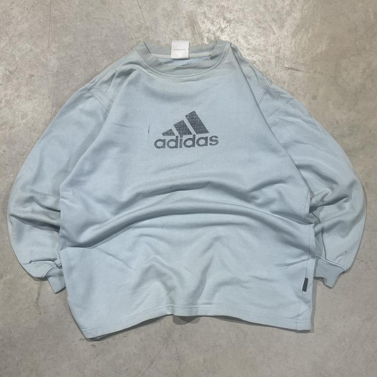 2000s Adidas Oversized Crewneck Jumper