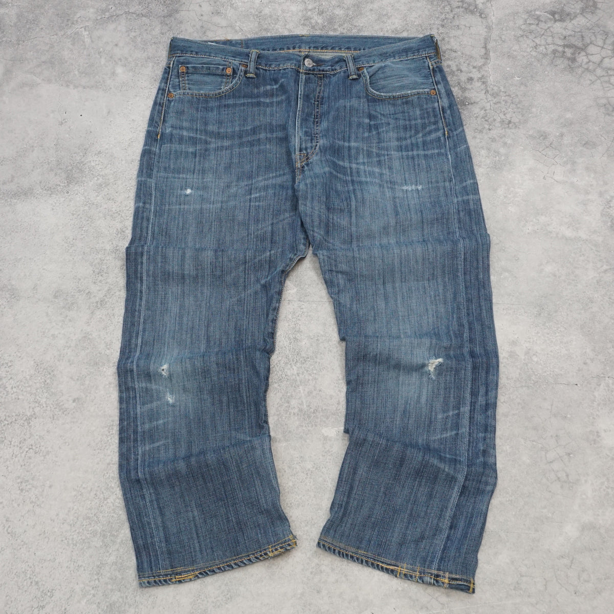 2000s Levi 501 Distressed Jeans