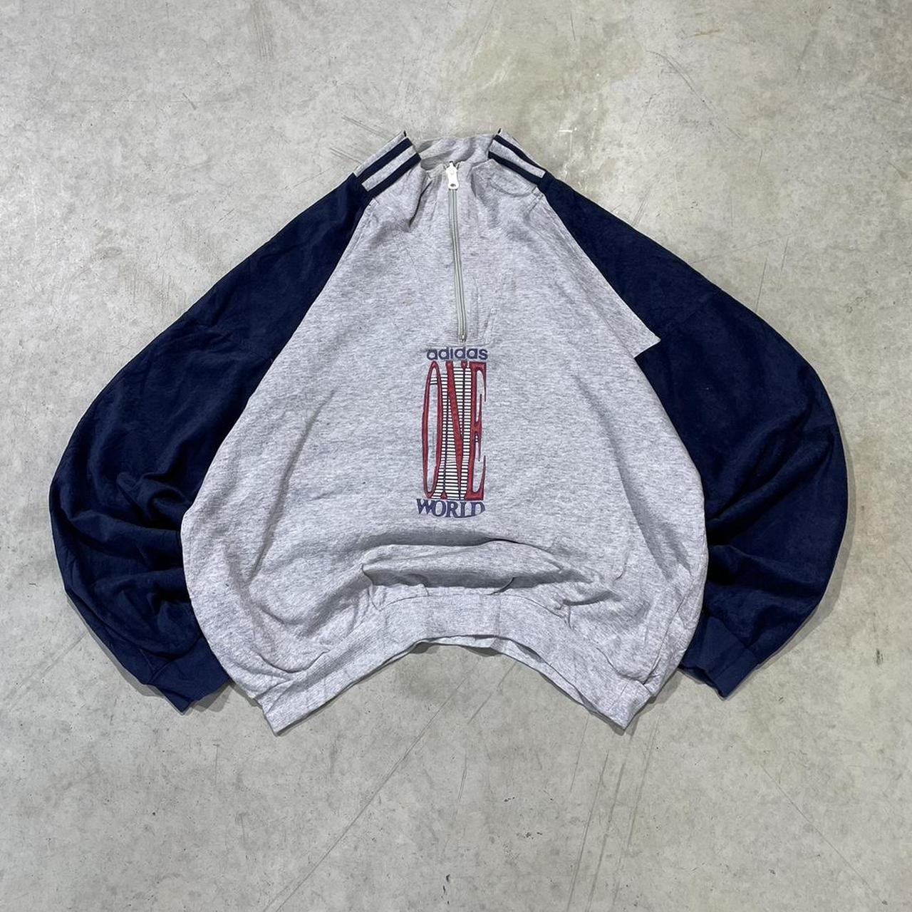 90s Adidas Graphic Hoodie Hoodie