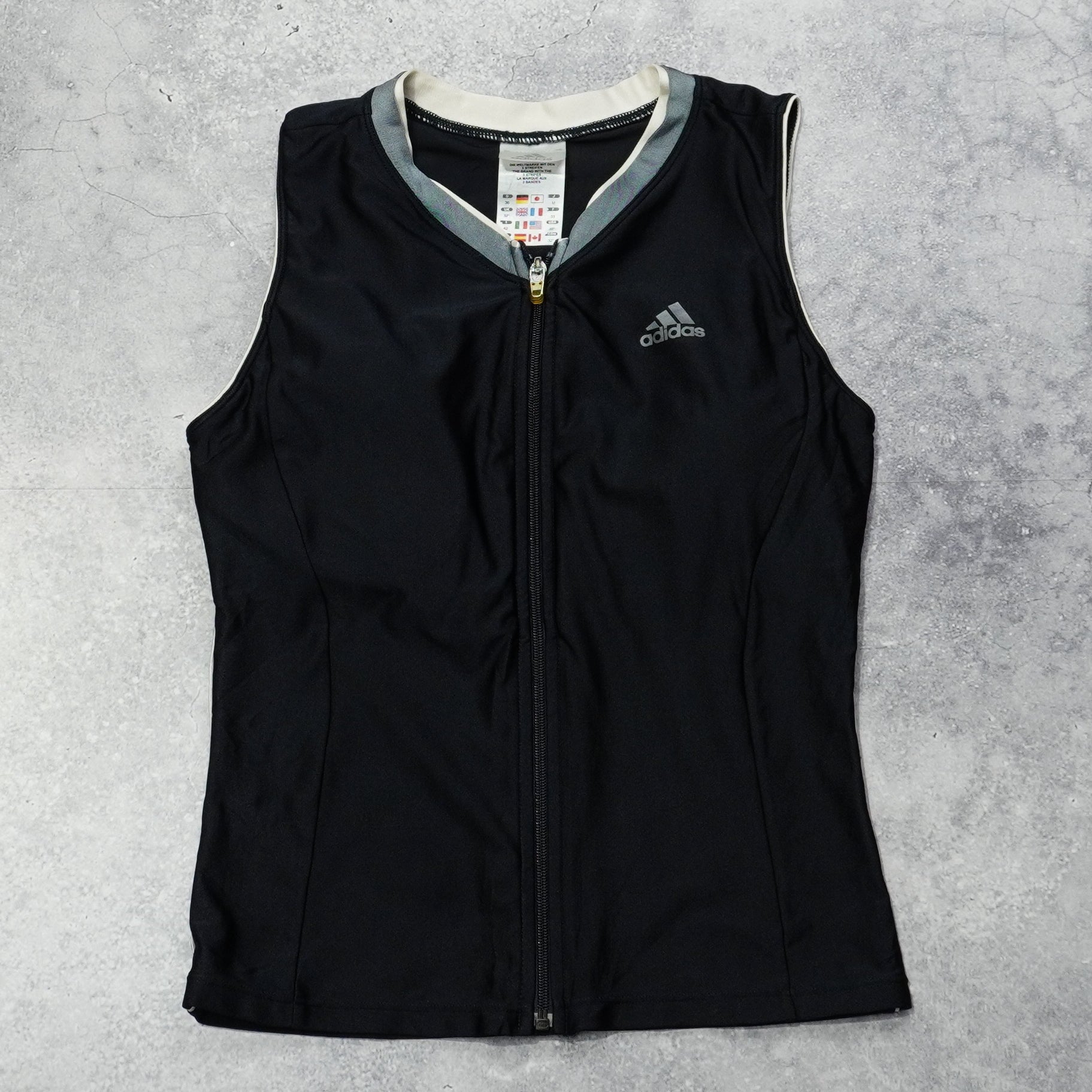 2000s Adidas Zip Up Top