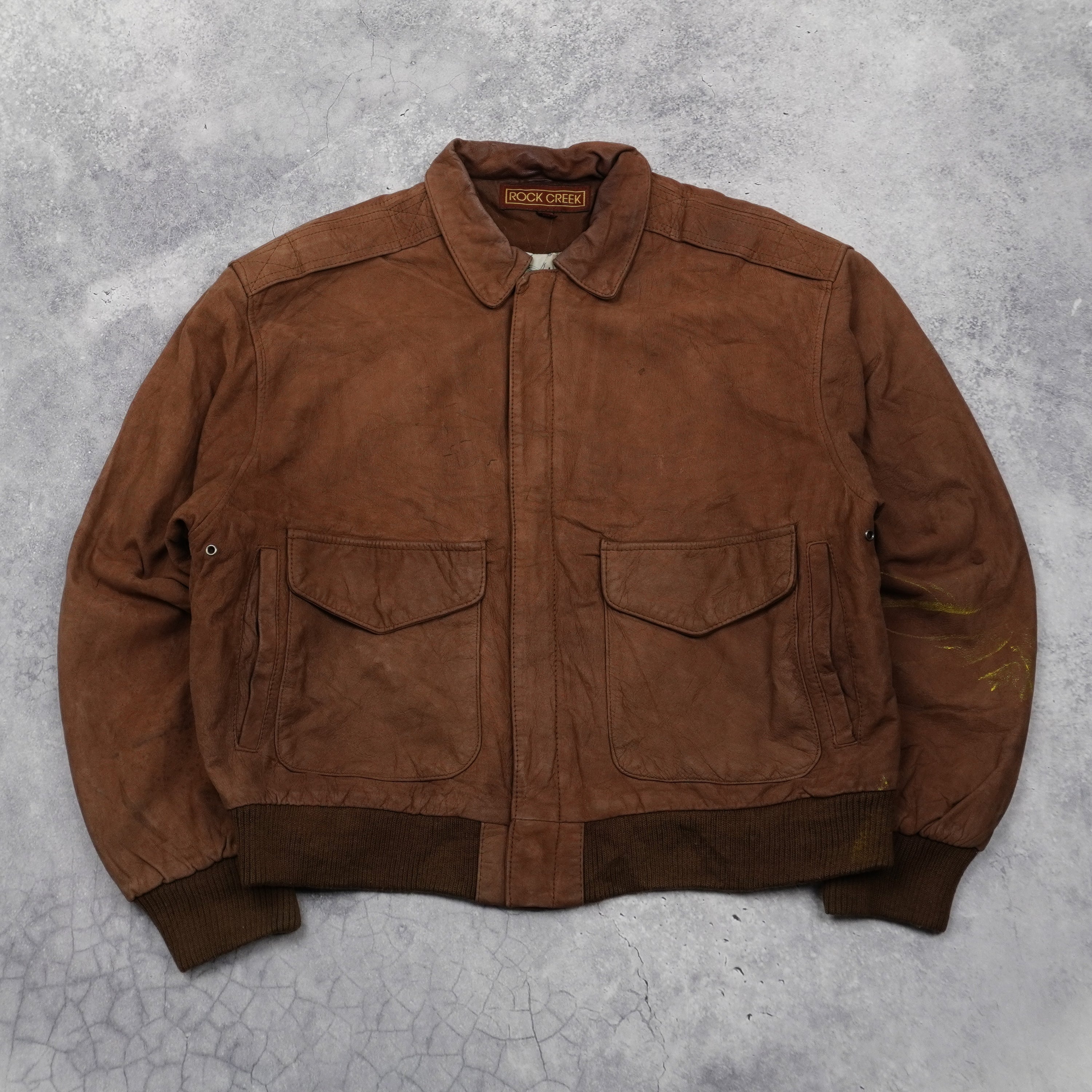 90s Rock Creek Leather Jacket