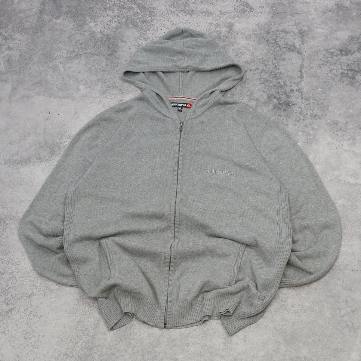 2000s Quiksilver Zip Up Hoodie Sweater