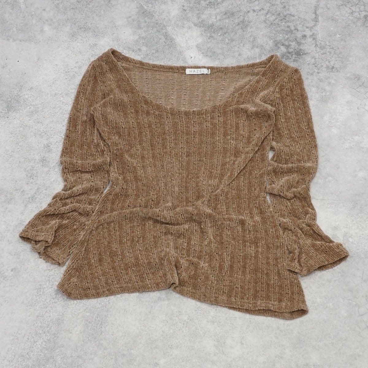 Hazel Ribbed Cropped Knit Top