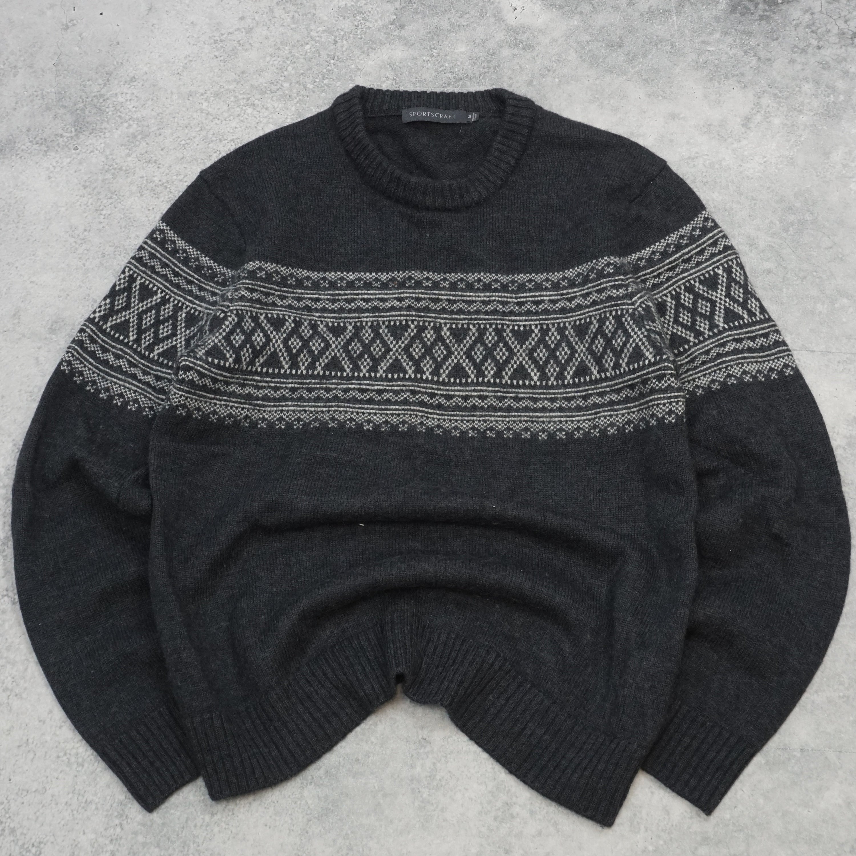 Sportscraft Fair Isle Crewneck Sweater